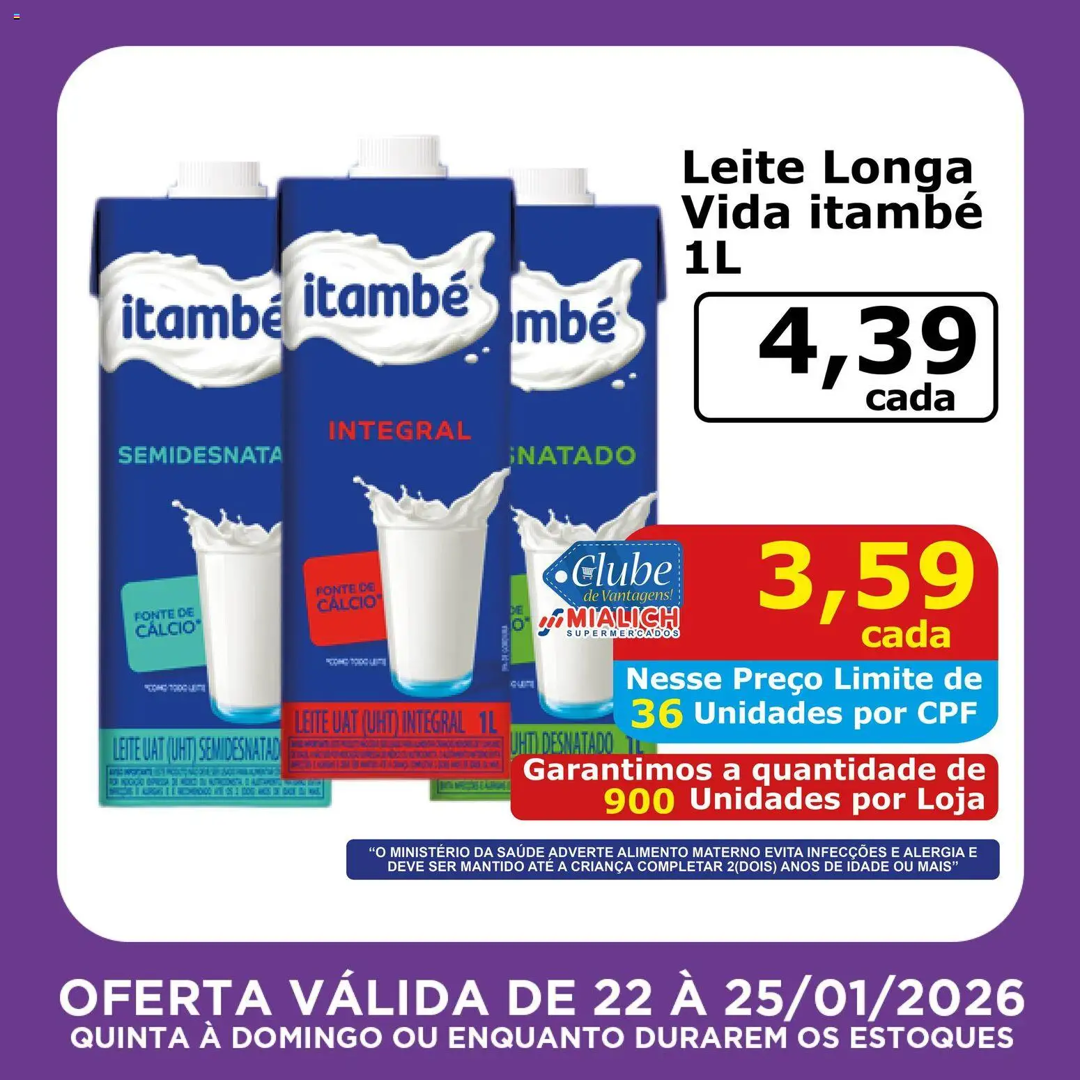 Mialich Supermercados Folheto - válido de 22.01.2026 | Página: 6