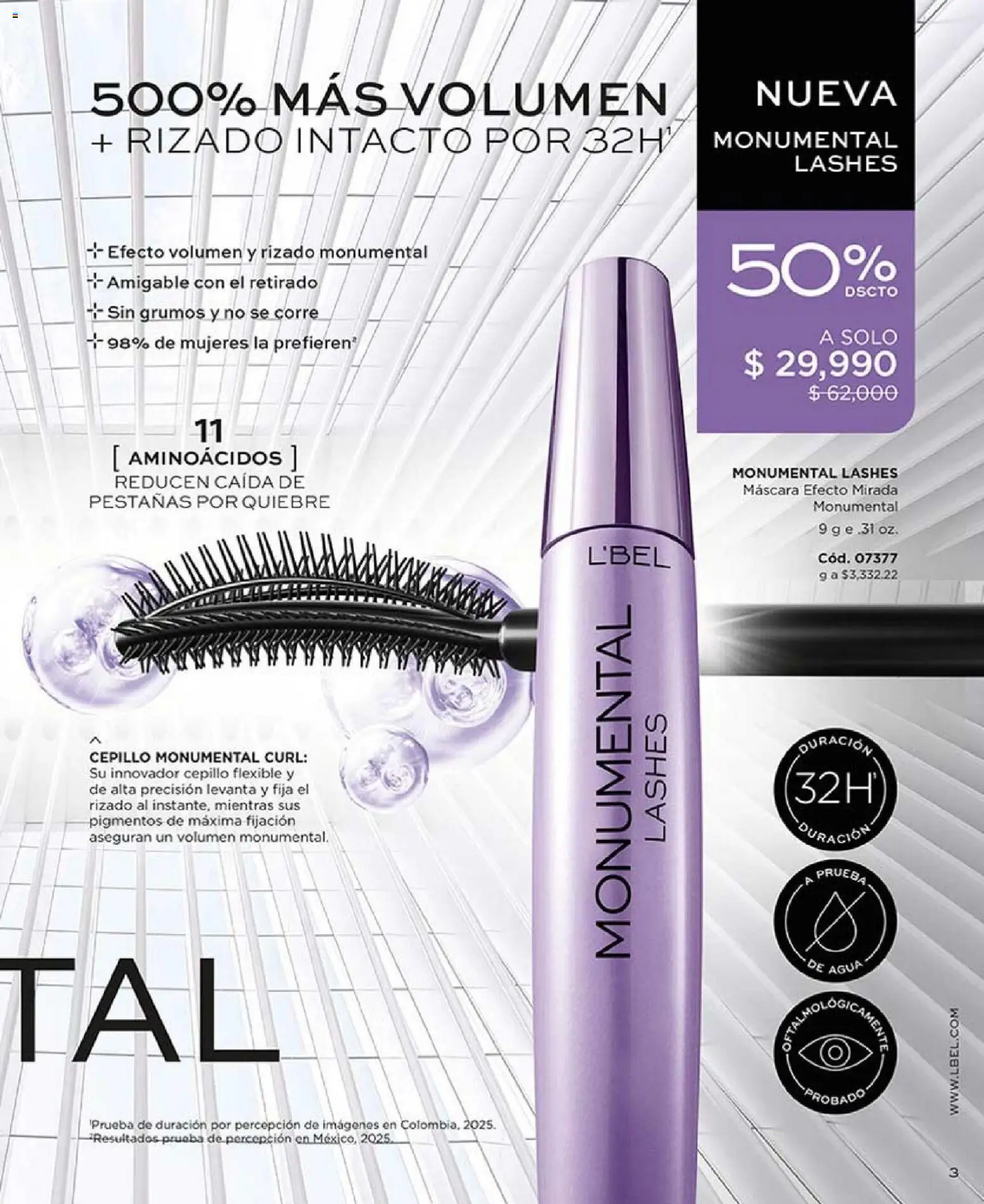 L'Bel revista - valida desde el 01.01.2026 | Página: 3 | Productos: Agua, Cepillo, Máscara