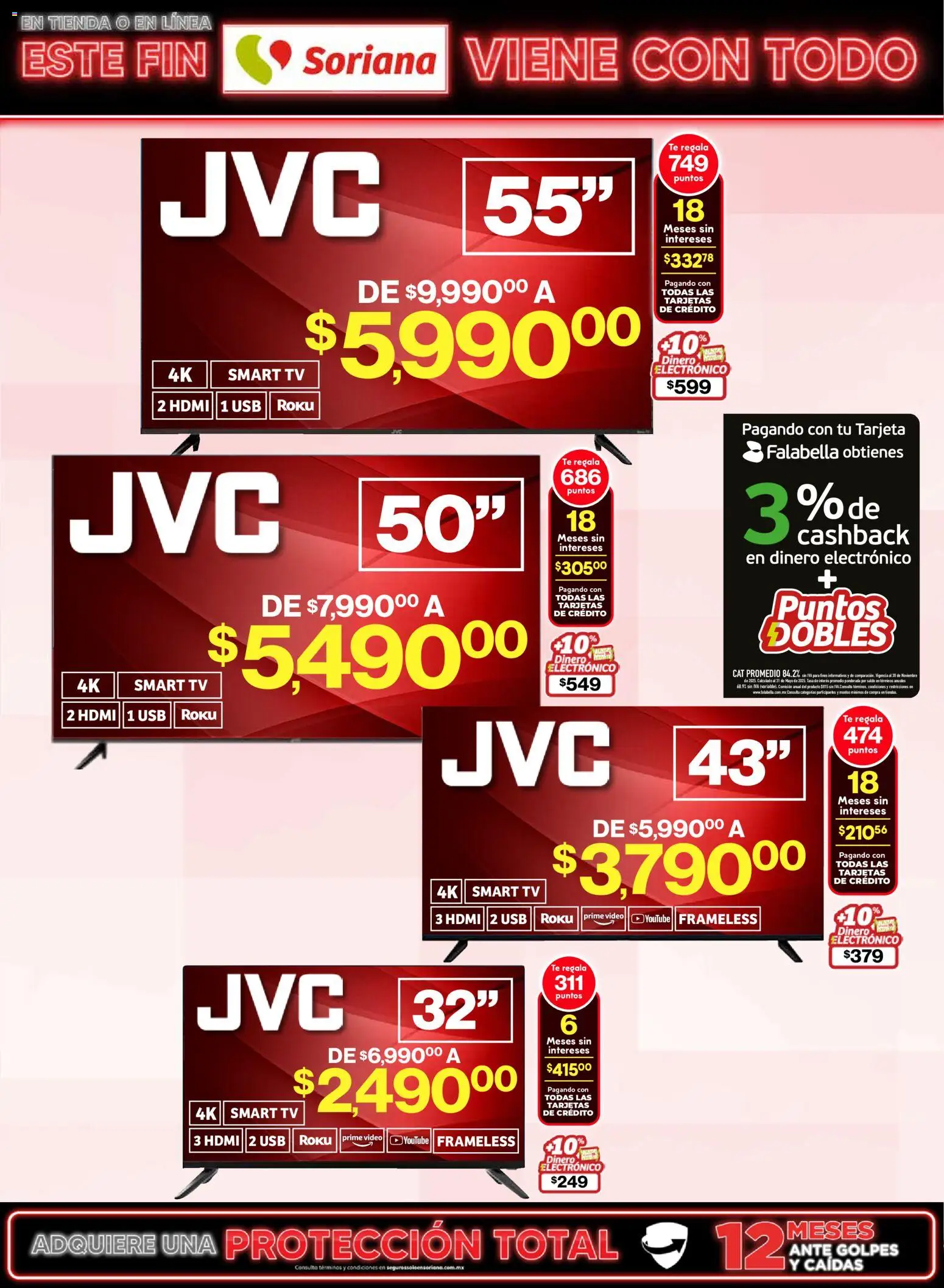 Nuevas ofertas de Soriana válidas en toda la República Mexicana desde el 05.11.2025. ¡Encuentra las mejores ofertas en Soriana - Este fin Soriana viene con todo Mercado Nacional! | Página: 3 | Productos: Usb, Té, Video