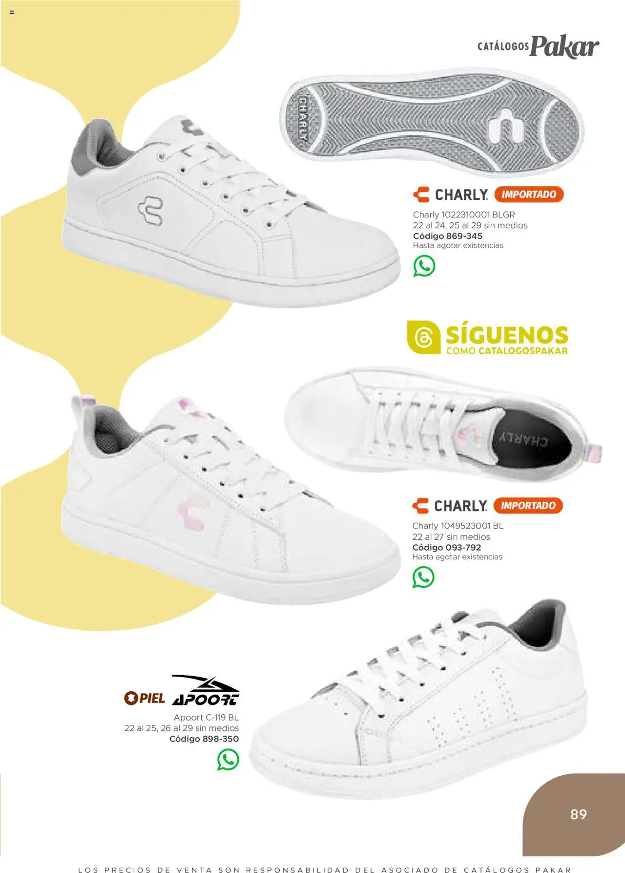 Nuevas ofertas de SC Pakar válidas en toda la República Mexicana desde el 24.07.2025. ¡Encuentra las mejores ofertas en SC Pakar - Catálogo Casual otoño / invierno! | Página: 89