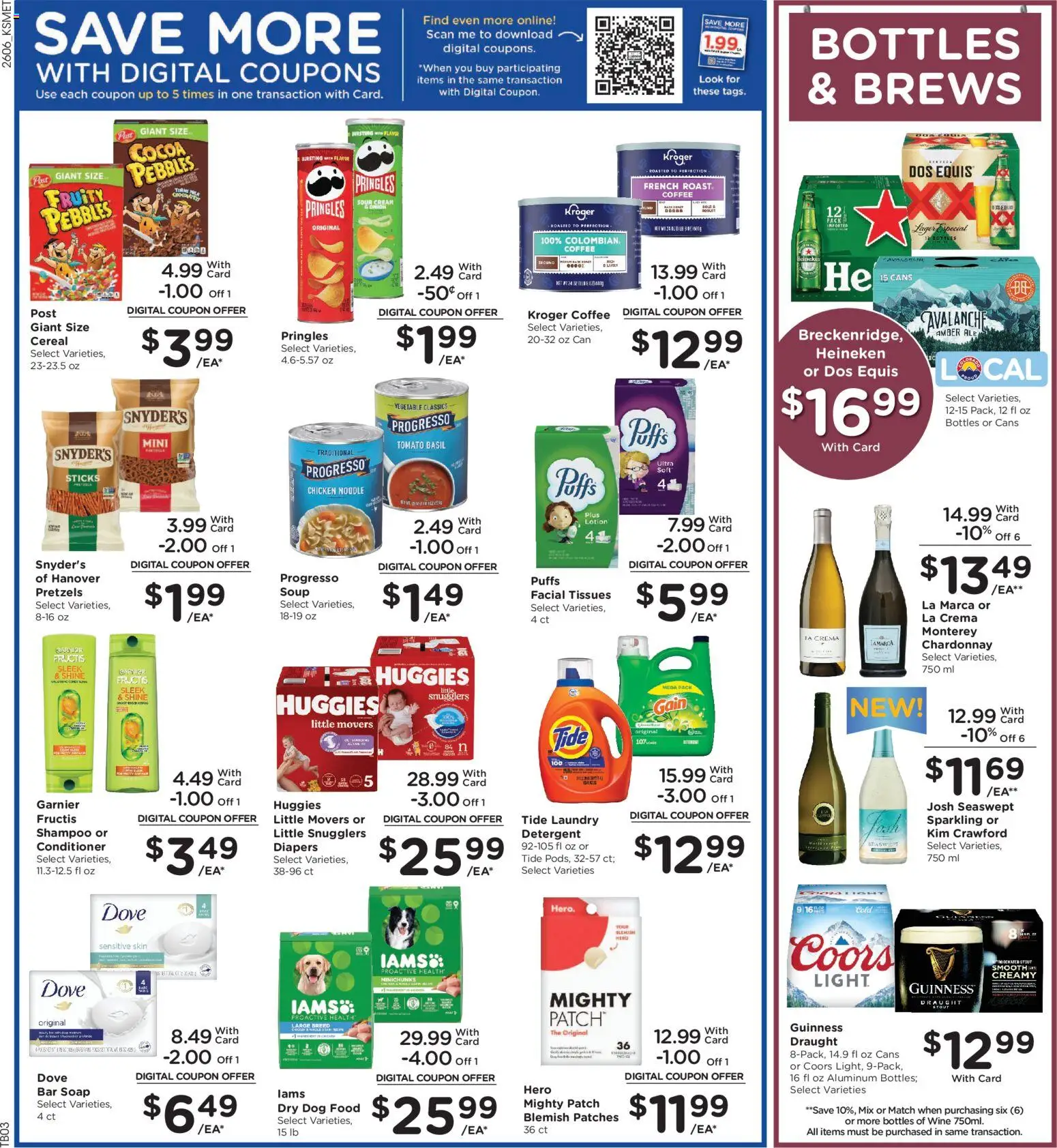 King Soopers Weekly Ad - valid from 11.03.2026 | Page: 5 | Products: Shampoo, Conditioner, Sour cream, Cream