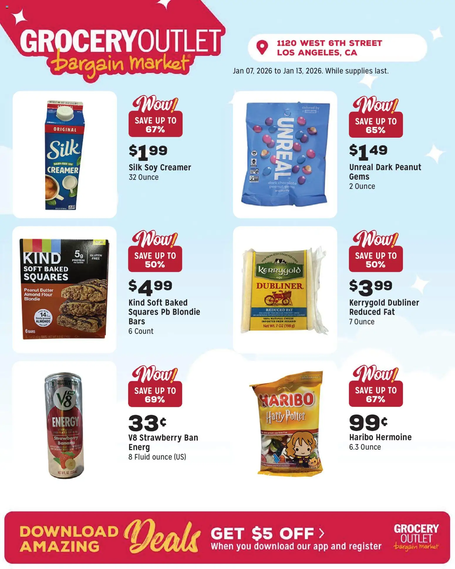 Grocery Outlet Weekly Ad - CA - valid from 07.01.2026 | Page: 6 | Products: Butter, Chocolate