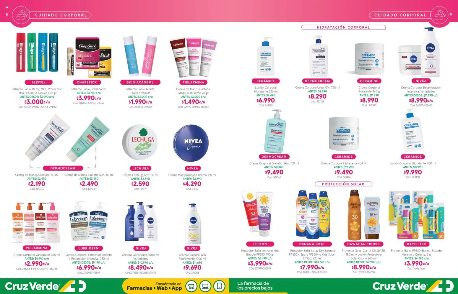 Cruz Verde Descuentos │ válido desde el 01.01.2026 | Página: 5 | Productos: Loción, Bálsamo, Protector solar, Té