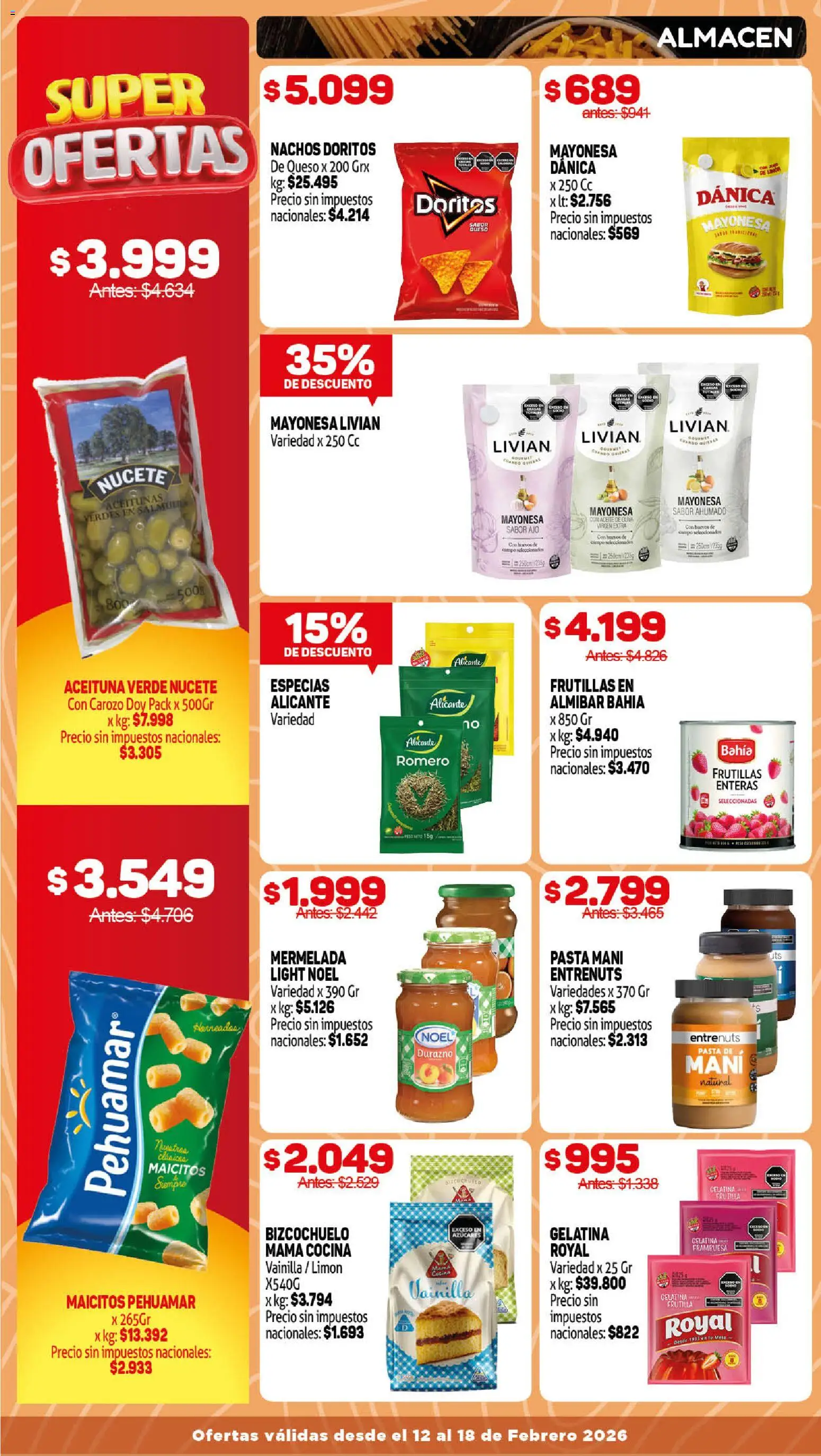 Makro ofertas │ válido desde el 19.09.2026 | Página: 6 | Productos: Durazno, Aceite, Mayonesa, Ajo