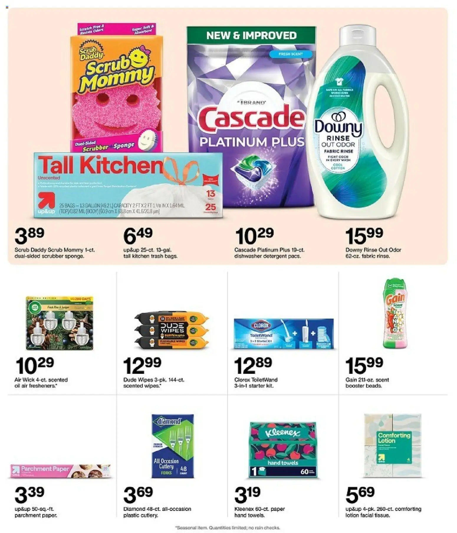 Target Weekly Ad - valid from 26.10.2025 | Page: 33 | Products: Detergent, Sponge, Starter, Dishwasher
