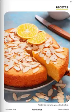 Vista previa de Pastel de naranja y aceite de oliva, Pastel de naranja y aceite de oliva, nuevo folleto de la tienda, válido en México a partir del 01.02.2026 | Página: 61