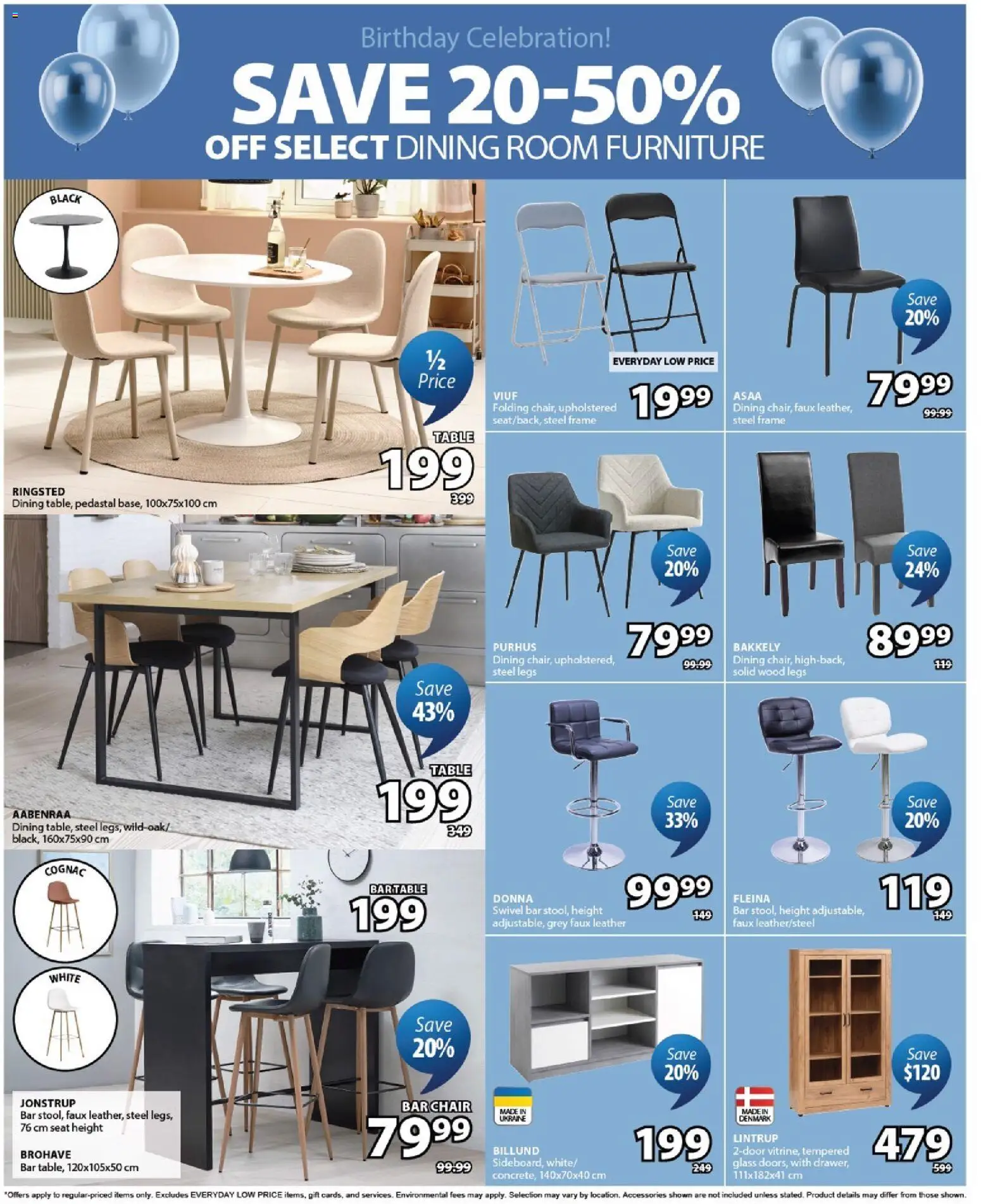 JYSK flyer valid from 23.04.2026 | Page: 9 | Products: Table, Chair