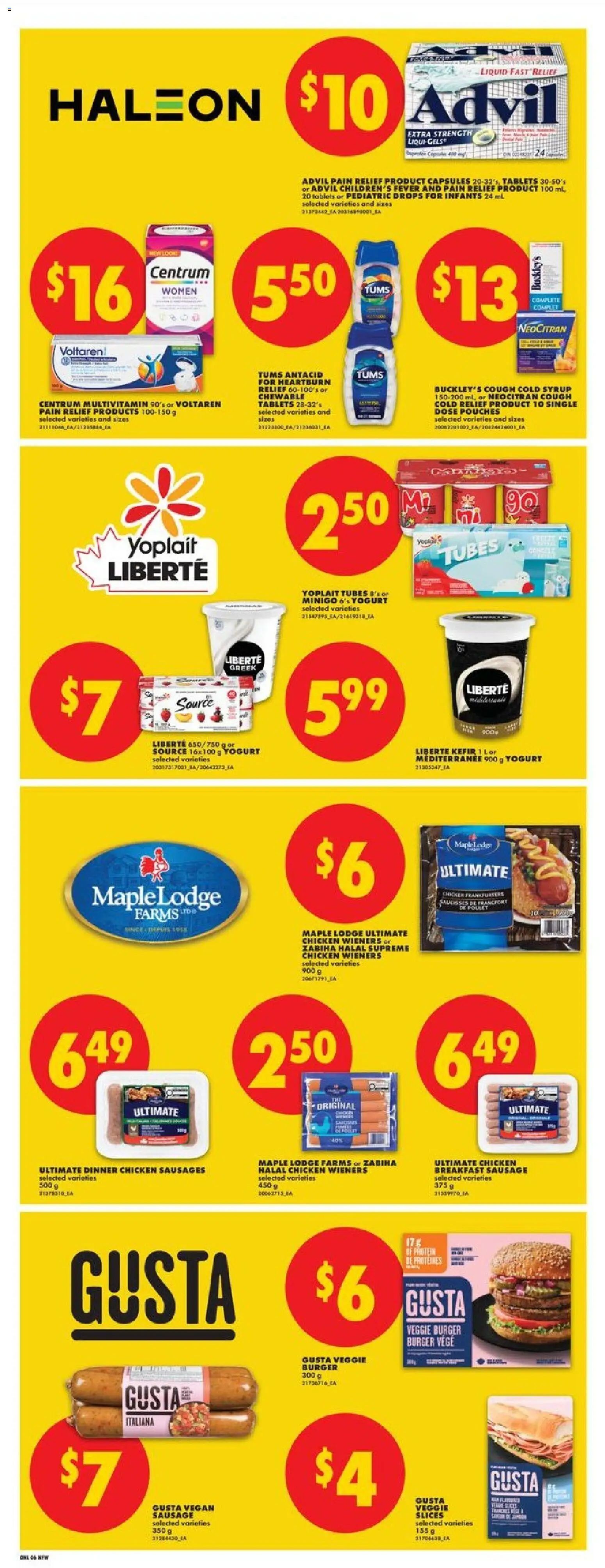 No Frills flyer valid from 16.04.2026 | Page: 14 | Products: Yogurt, Chicken