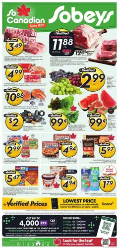 Preview of Sobeys flyer - NS from shop Sobeys valid from 31.07.2025