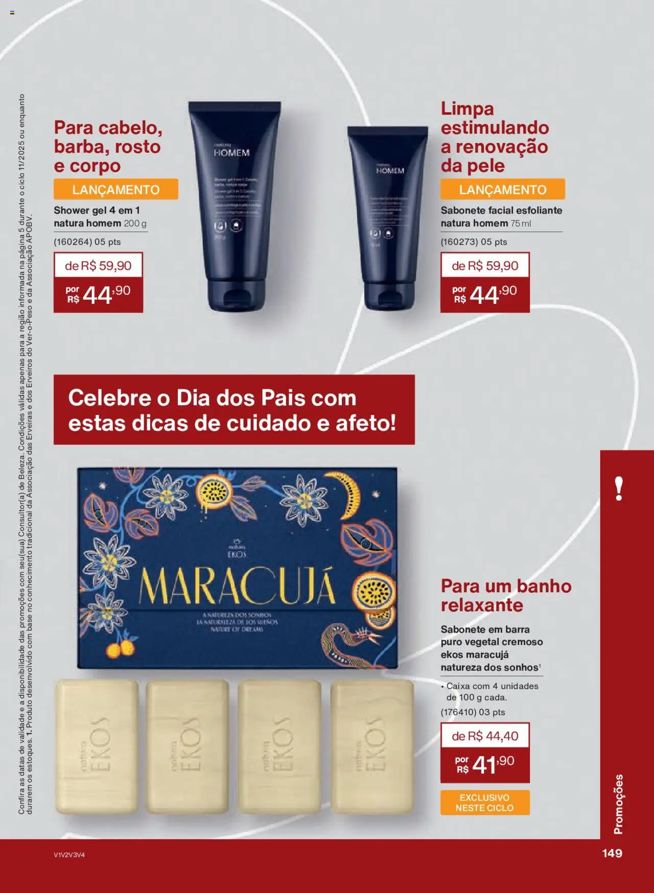 Natura Folheto - válido de 15.06.2025 | Página: 149 | Produtos: Maracujá, Caixa, Base, Sabonete