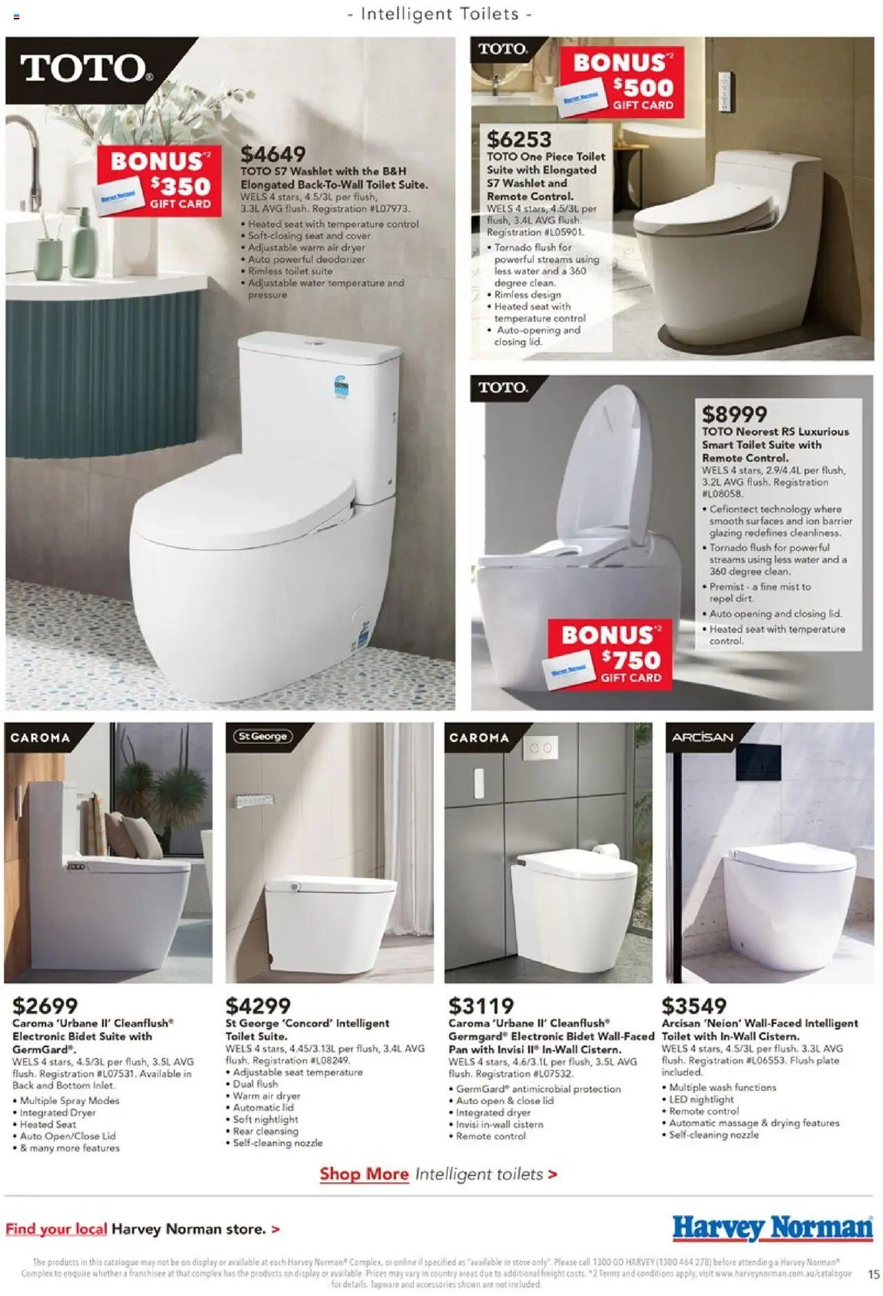 Harvey Norman catalogue - valid from 07.08.2025 | Page: 15 | Products: One piece, Water, Remote control, Dryer