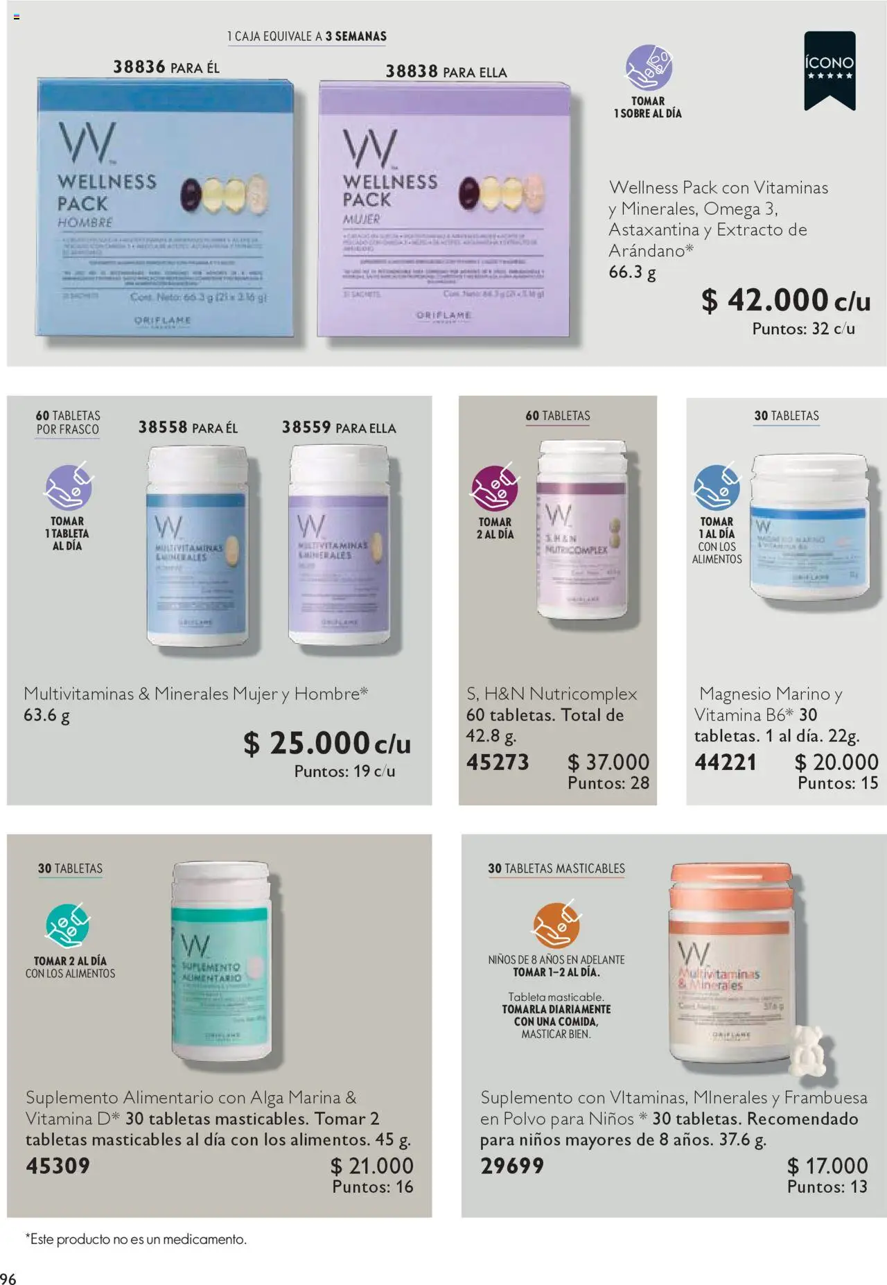 Oriflame - Catálogo │ válido desde el 13.09.2025 | Página: 96 | Productos: Tableta, Frasco, Caja, Polvo