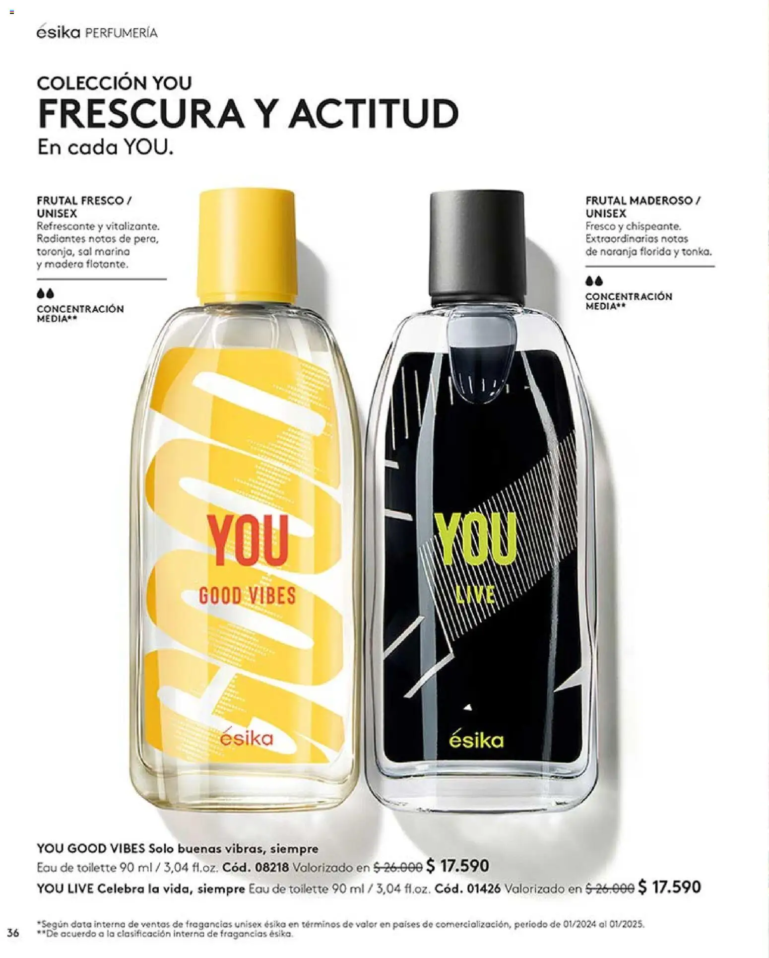 Catálogo Ésika Campaña 5 │ válido desde el 01.03.2026 | Página: 36 | Productos: Sal, Eau de toilette