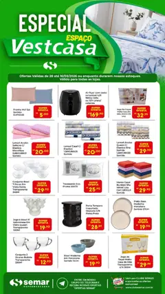 Semar Supermercado ofertas Vestcasa  - Pré-Visualização do folheto da loja Semar Supermercado, válido de 28.02.2026