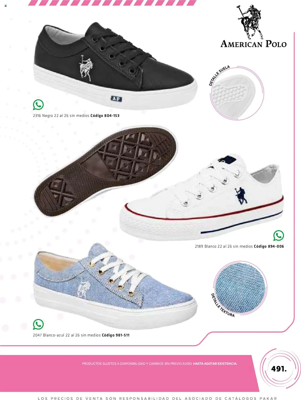 Nuevas ofertas de SC Pakar válidas en toda la República Mexicana desde el 06.03.2025. ¡Encuentra las mejores ofertas en SC Pakar catálogo Women! | Página: 491