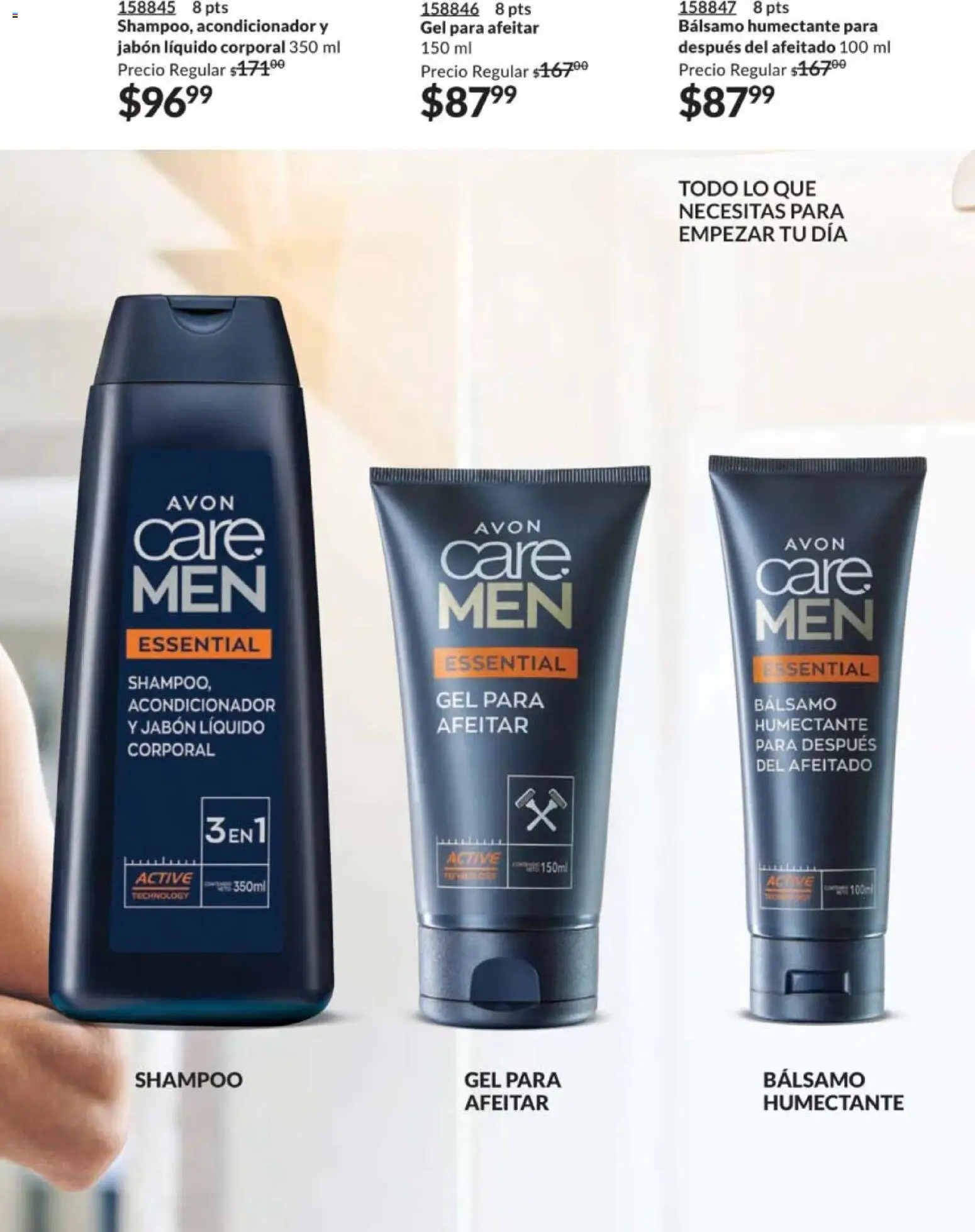 Nuevas ofertas de AVON válidas en toda la República Mexicana desde el 30.01.2026. ¡Encuentra las mejores ofertas en AVON campaña 3 2026! | Página: 177 | Productos: Jabón líquido, Bálsamo, Body, Acondicionador