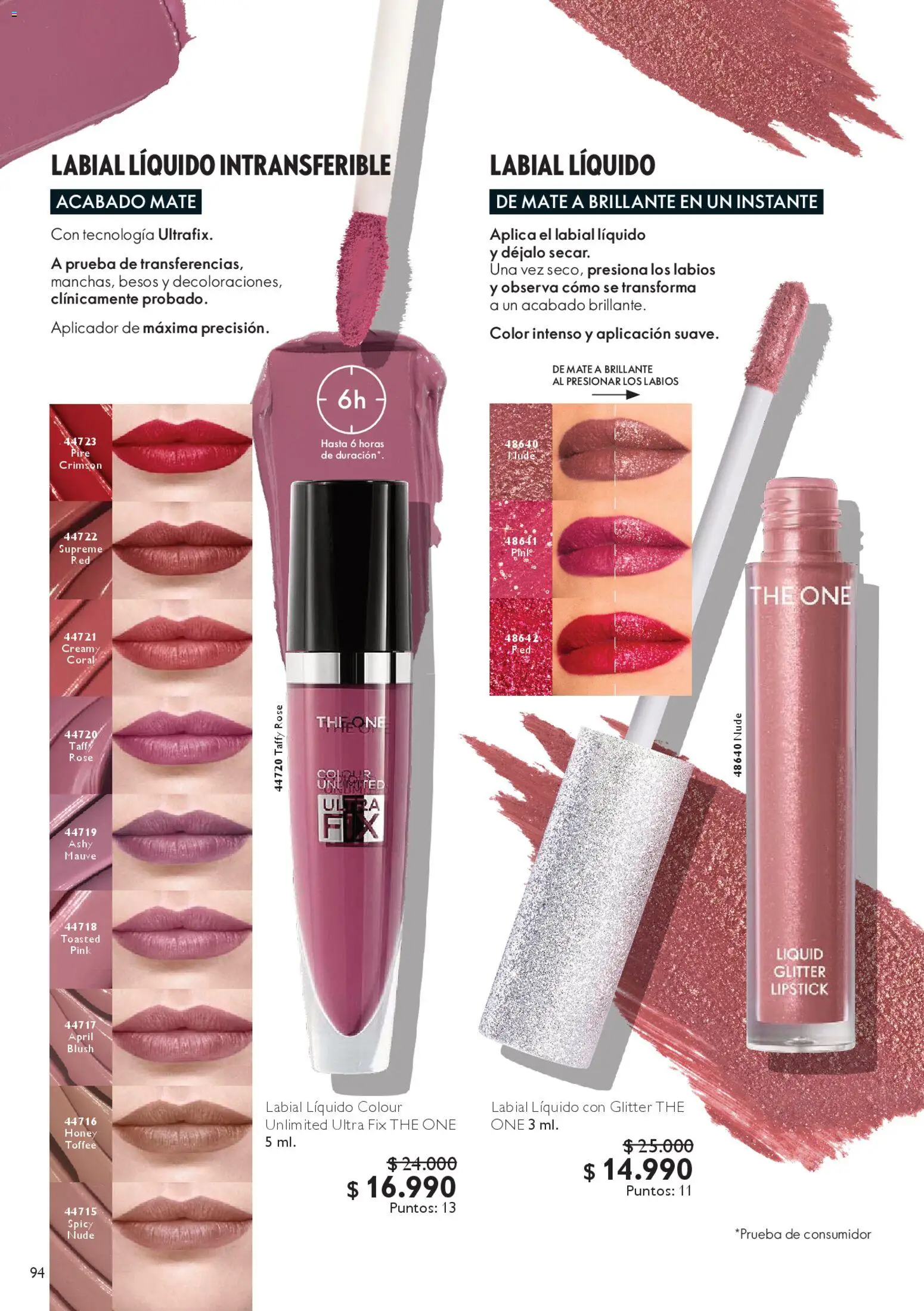 Oriflame catálogo │ válido desde el 07.03.2026 | Página: 102 | Productos: Glitter, Mate, Labial