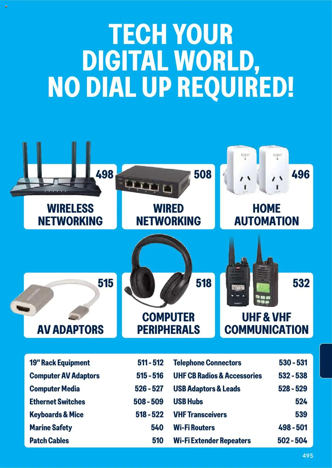 Jaycar catalogue - valid from 09.07.2025 | Page: 495 | Products: Accessories, Digital, Computer, Usb