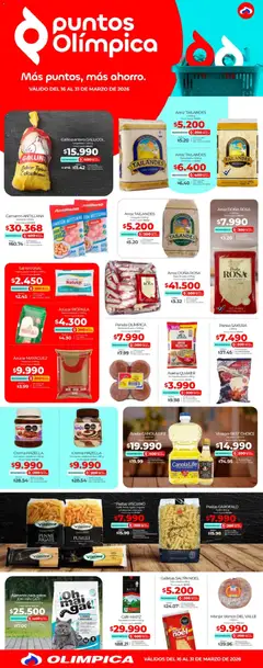 Olímpica - Más puntos, más ahorro -  Vista previa de la revista de la tienda Olímpica valido desde el 16.03.2026