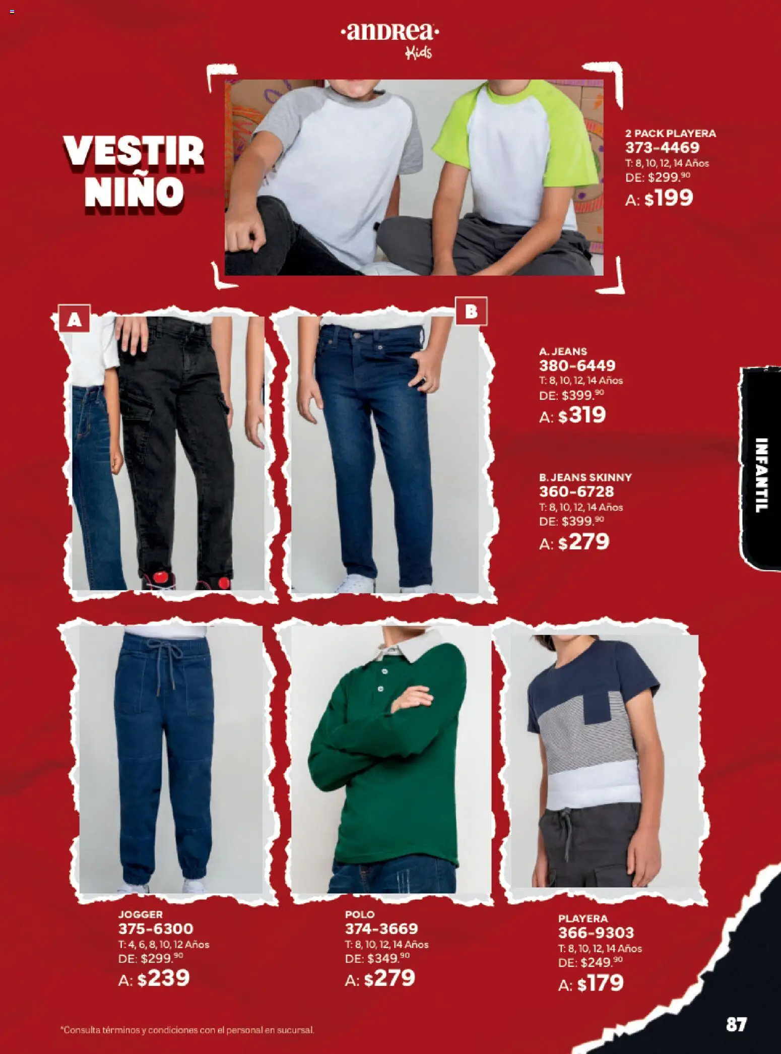 Nuevas ofertas de Andrea válidas en toda la República Mexicana desde el 02.11.2025. ¡Encuentra las mejores ofertas en Andrea Buen Fin ! | Página: 87 | Productos: Playera