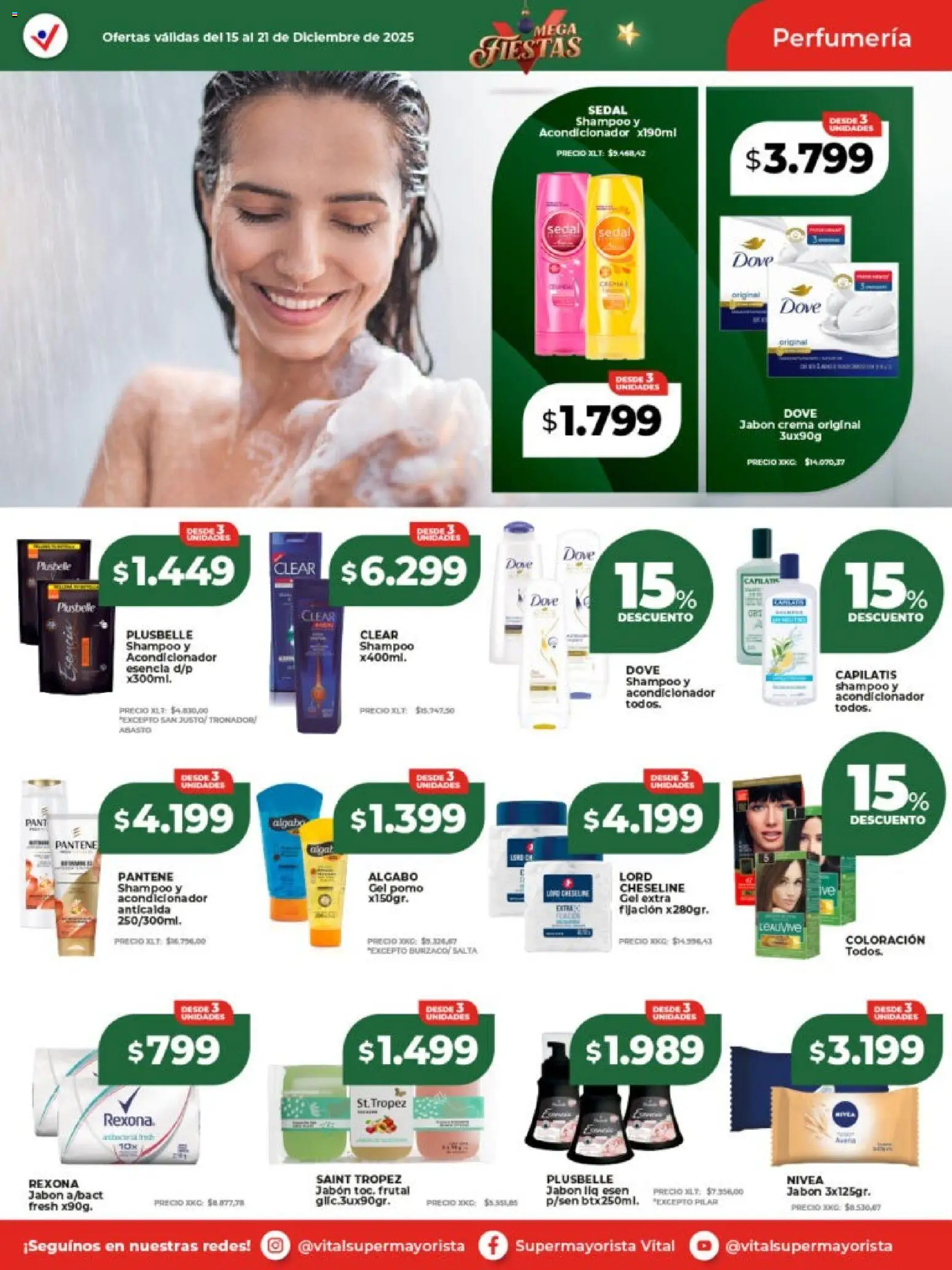 Vital - Ofertas -  Resistencia │ válido desde el 15.12.2025 | Página: 2 | Productos: Shampoo, Acondicionador, Jabón, Crema