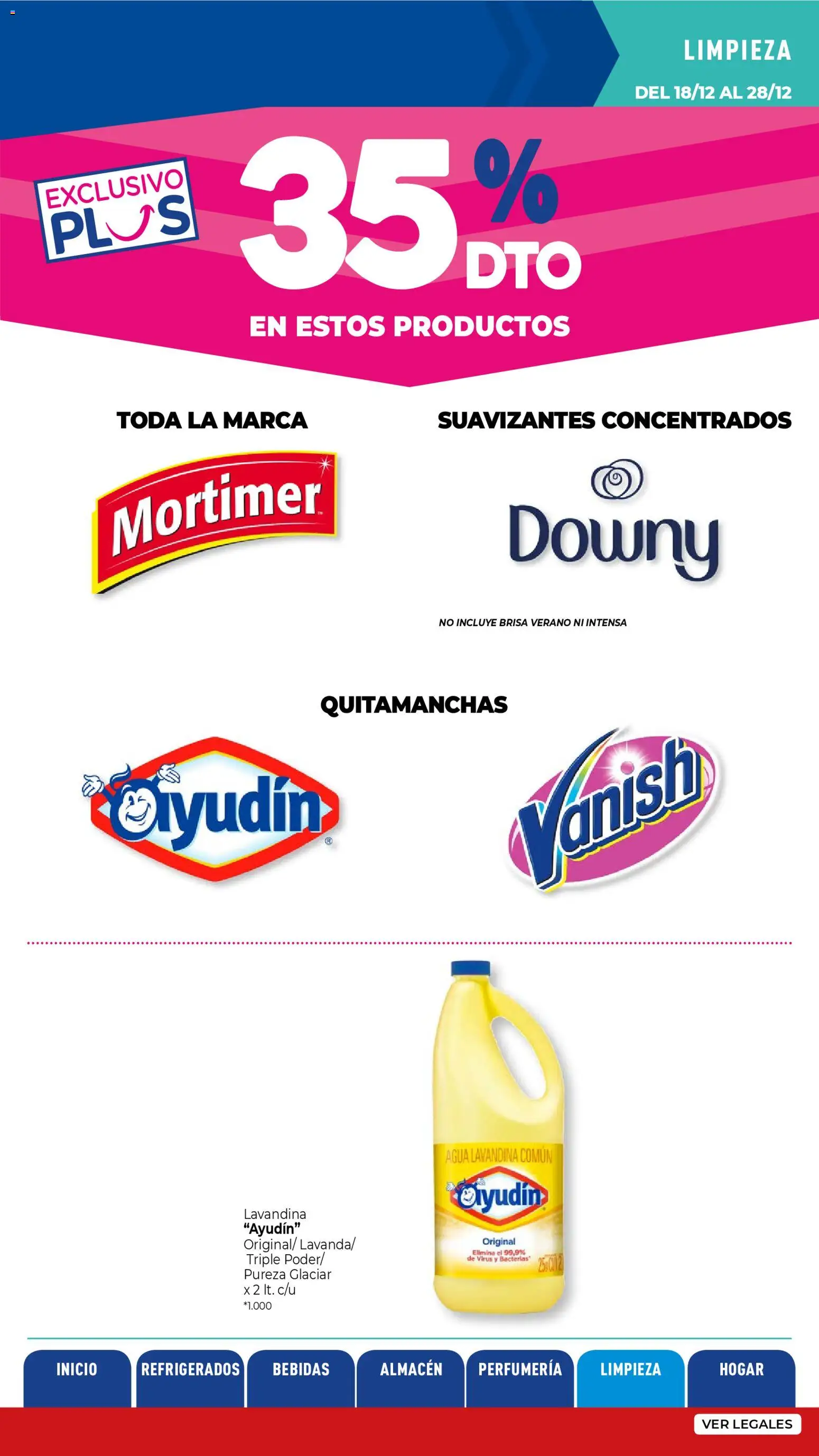 La Anonima Insuperables │ válido desde el 18.12.2025 | Página: 34 | Productos: Lavandina, Quitamanchas, Agua