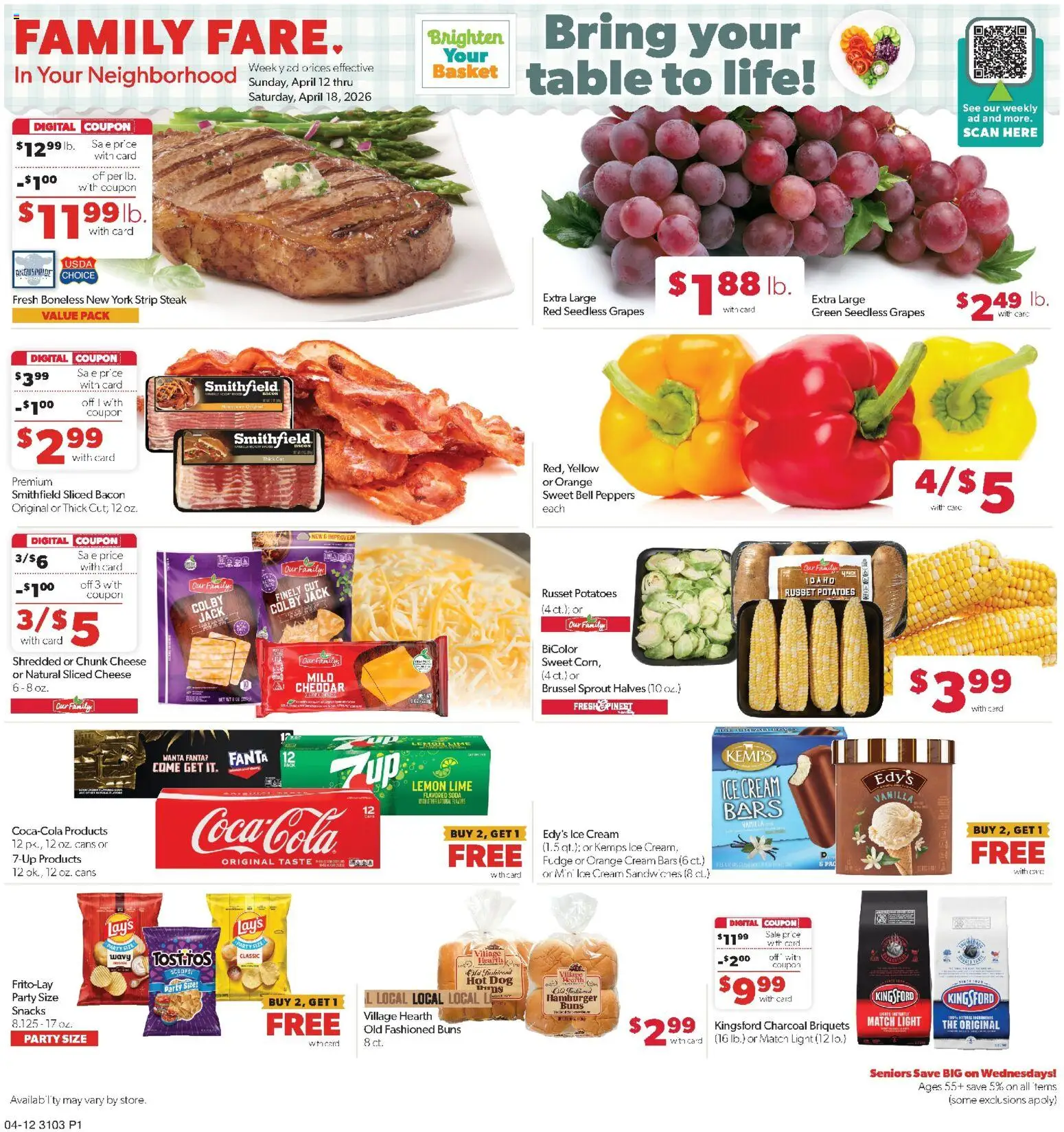 Family Fare Weekly Ad - ND - valid from 12.04.2026 | Page: 1