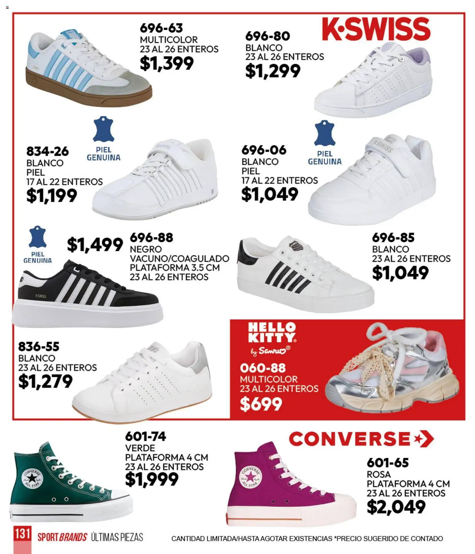 Nuevas ofertas de Cklass válidas en toda la República Mexicana desde el 05.03.2026. ¡Encuentra las mejores ofertas en Cklass catálogo Sportbrands Verano Caballero! | Página: 287