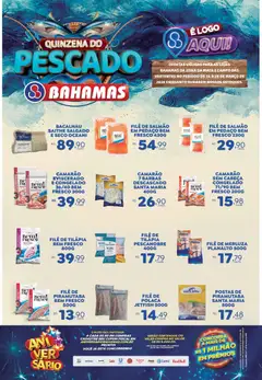Bahamas Supermercados ofertas Quinzena do Pescado - Pré-Visualização do folheto da loja Bahamas Supermercados, válido de 14.03.2026