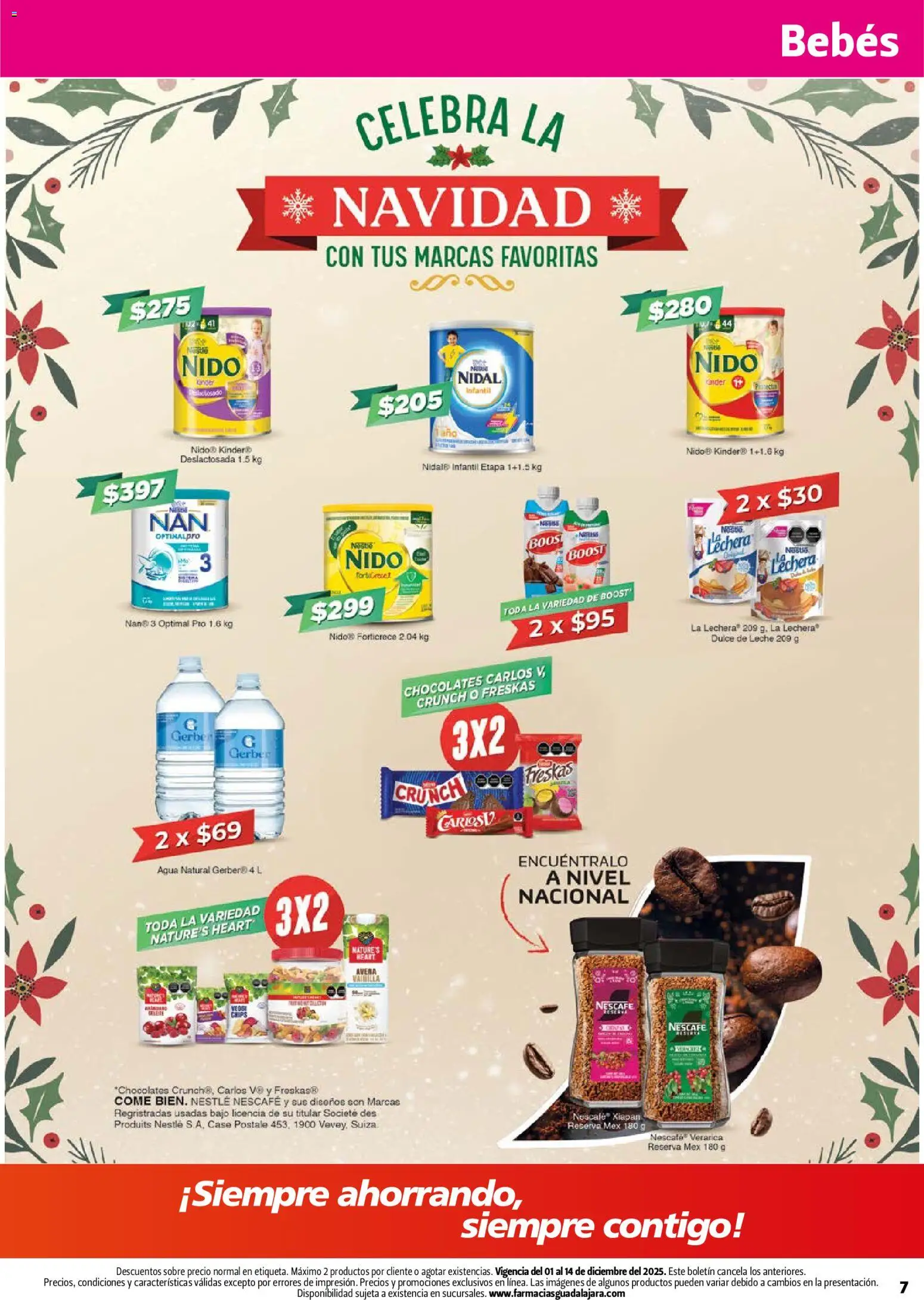 Nuevas ofertas de Farmacia Guadalajara válidas en toda la República Mexicana desde el 01.12.2025. ¡Encuentra las mejores ofertas en Farmacia Guadalajara catálogo! | Página: 7