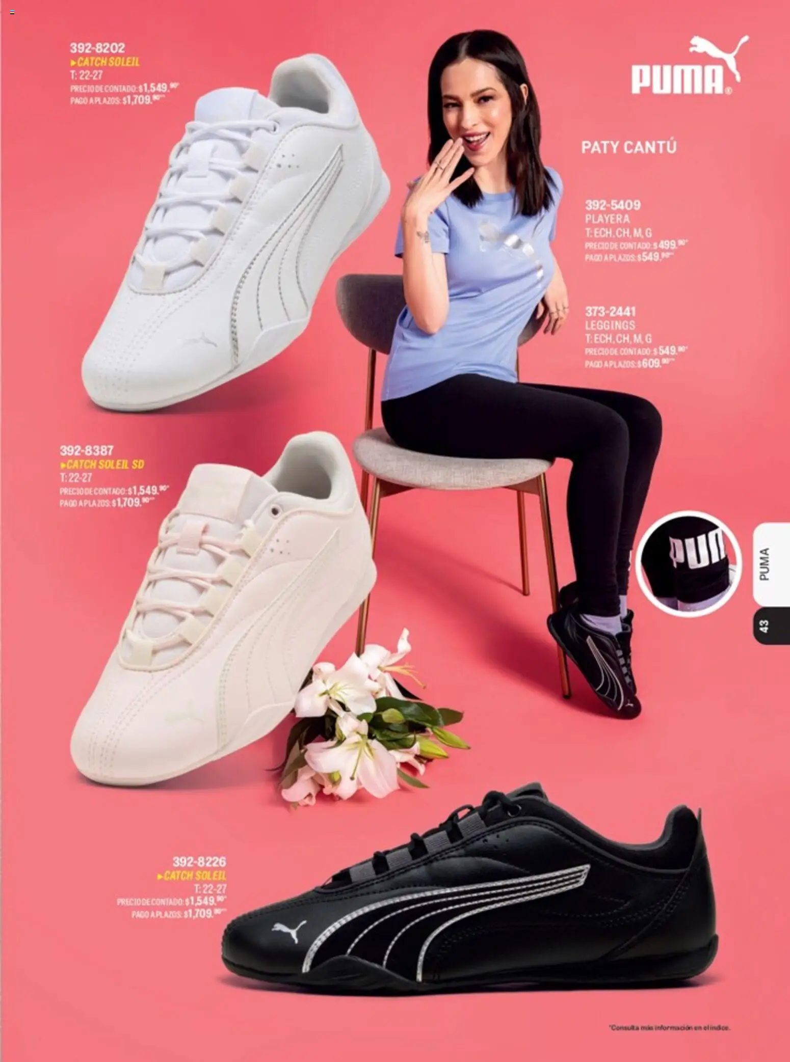 Nuevas ofertas de Andrea válidas en toda la República Mexicana desde el 15.04.2026. ¡Encuentra las mejores ofertas en Andrea catálogo Lo mejor en marcas! | Página: 36 | Productos: Leggings, Playera