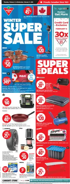 Preview of Canadian Tire weekly flyer from shop Canadian Tire valid from 05.02.2026
