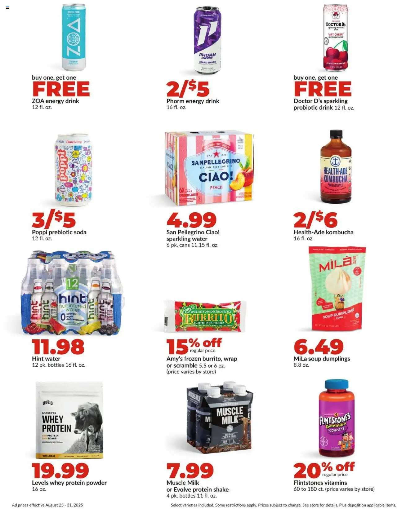 HyVee Weekly Ad - valid from 25.08.2025 | Page: 33 | Products: Powder, Milk, Water, Bag