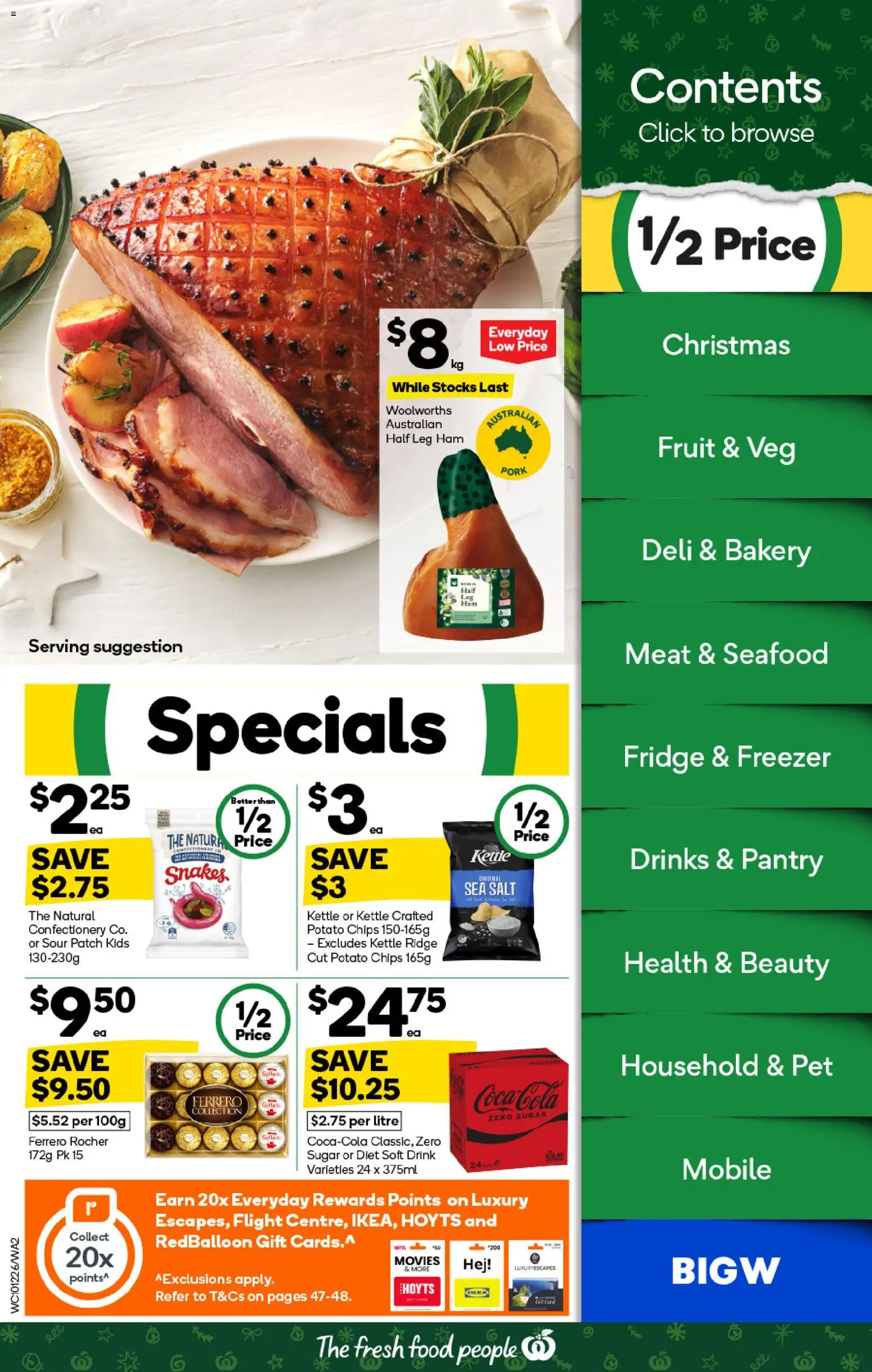 Woolworths catalogue - valid from 10.12.2025 | Page: 2 | Products: Meat, Coca Cola, Freezer, Mobile