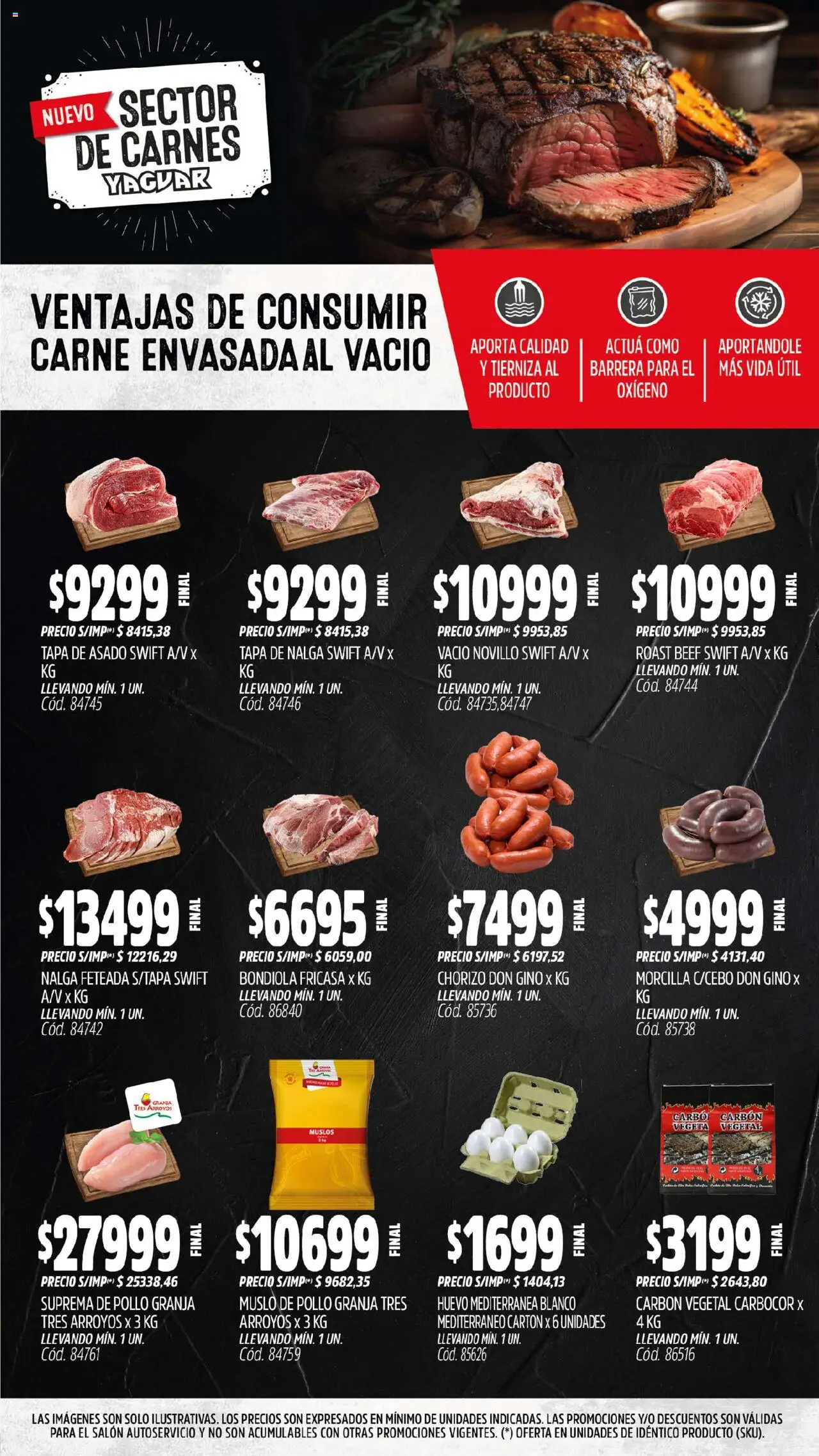 Yaguar - Córdoba │ válido desde el 18.08.2025 | Página: 9 | Productos: Pollo, Huevo, Chorizo, Morcilla