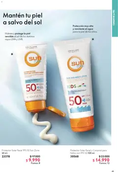Oriflame catálogo válido desde el 18.11.2025 | Página: 65 | Productos: Agua, Uva, Body, Protector solar