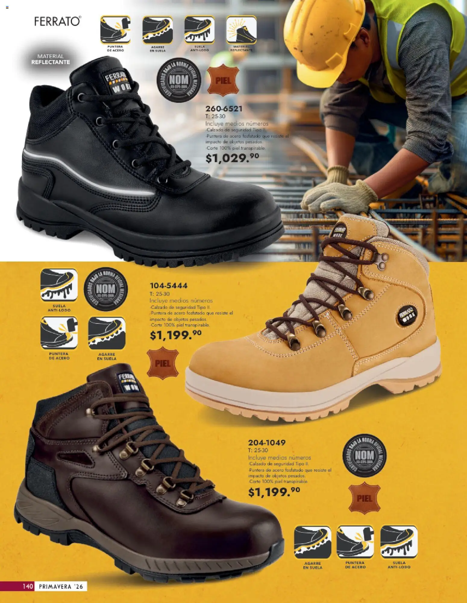 Nuevas ofertas de Andrea válidas en toda la República Mexicana desde el 25.01.2026. ¡Encuentra las mejores ofertas en Andrea catálogo Calzado Caballero! | Página: 140