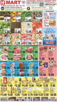 Preview of Hmart weekly ads valid from 06.03.2026