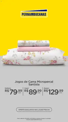 Pernambucanas - Ofertas atuais - Pré-Visualização do folheto da loja Pernambucanas, válido de 02.10.2025
