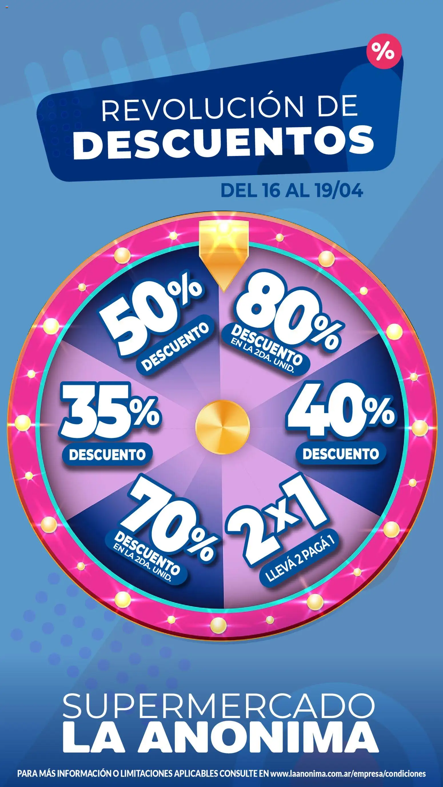 La Anonima - Catálogos revolución de descuentos │ válido desde el 16.04.2026 | Página: 1