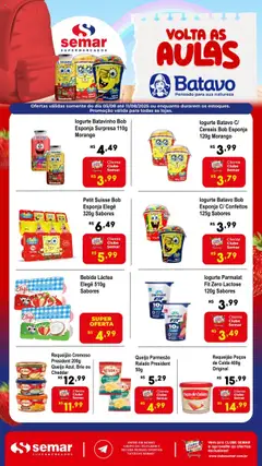 Semar Supermercado - Ofertas Especial Batavo - Pré-Visualização do folheto da loja Semar Supermercado, válido de 05.08.2025
