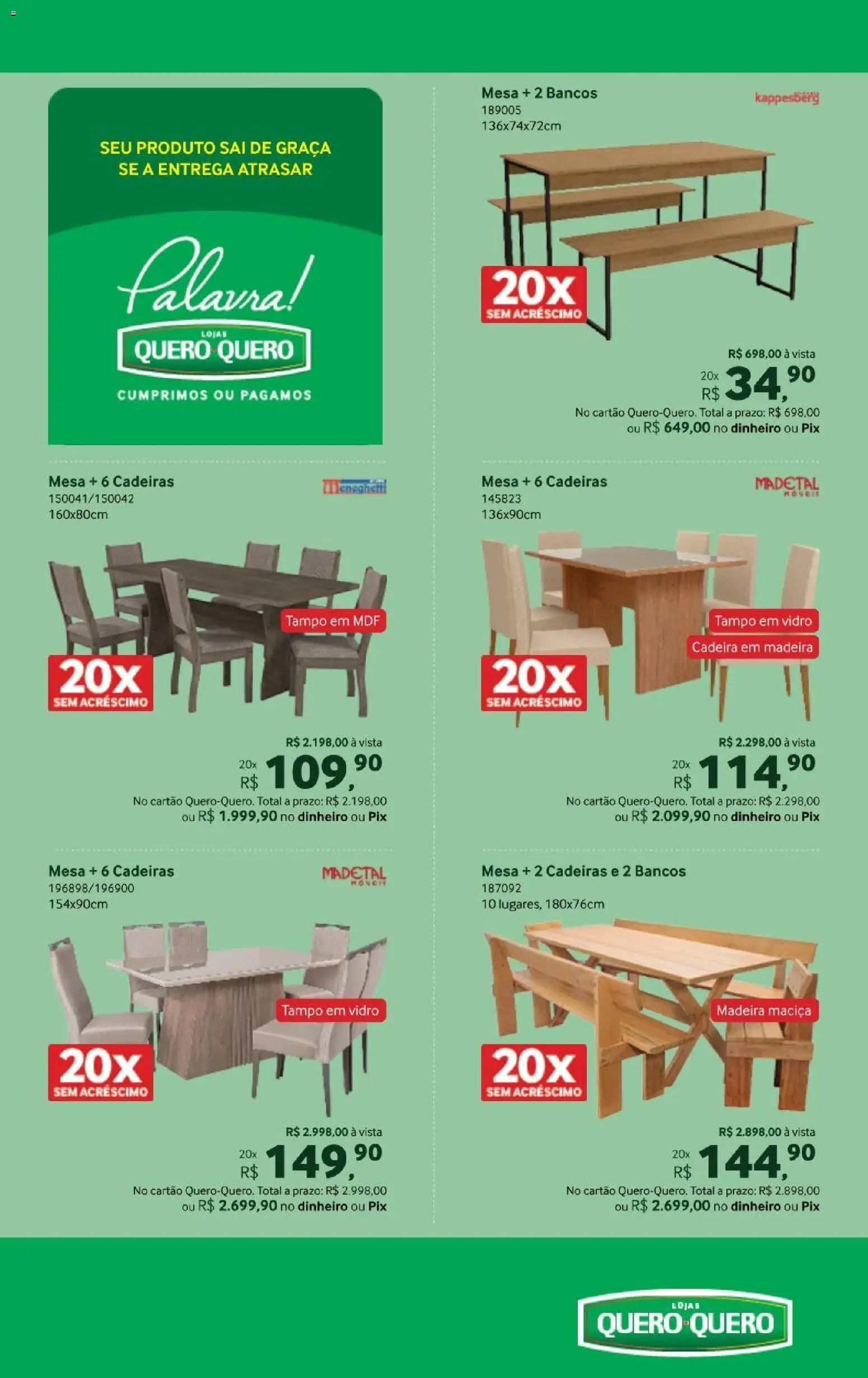 Lojas Quero-Quero Folheto - válido de 18.02.2026 | Página: 16 | Produtos: Mesa, Cadeira
