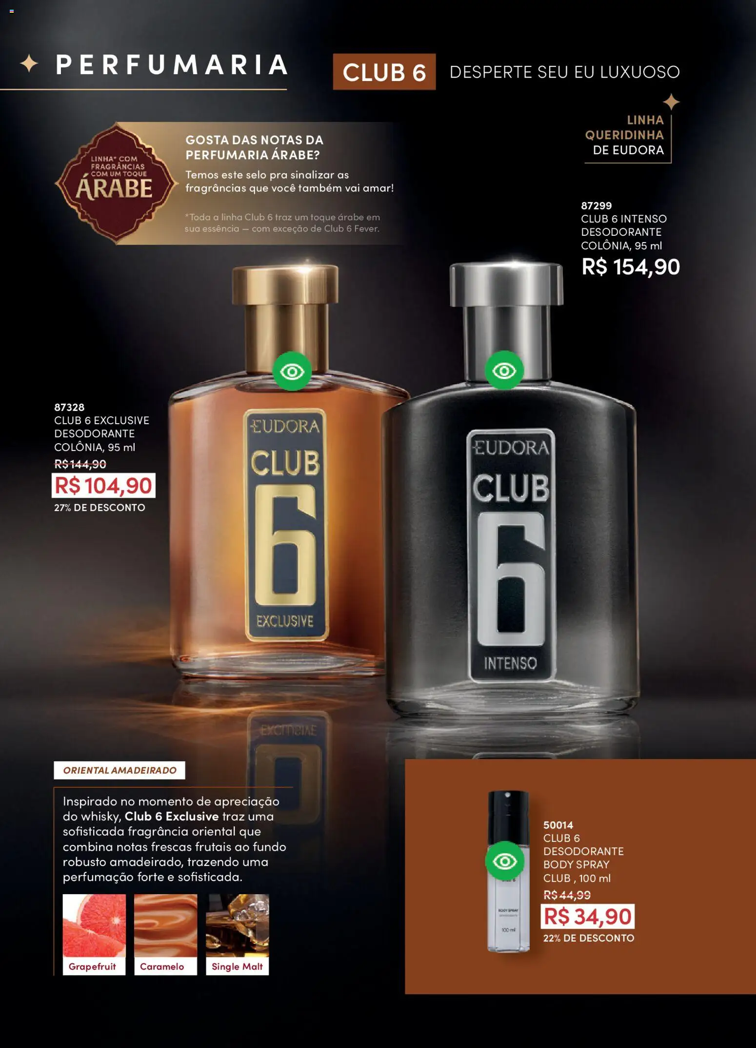 Eudora Folheto - válido de 17.12.2025 | Página: 69 | Produtos: Fragrância, Desodorante, Body