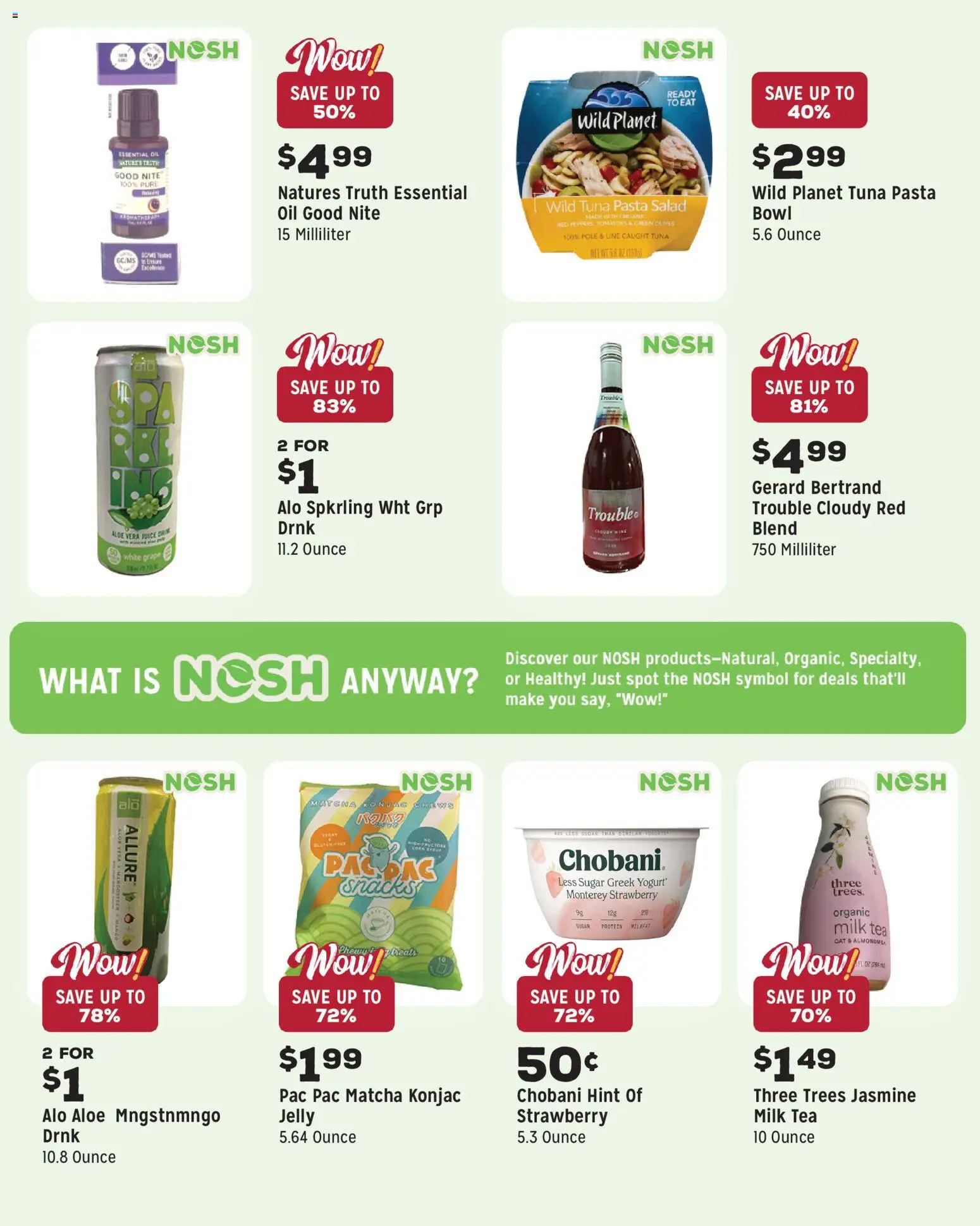 Grocery Outlet Weekly Ad - CA - valid from 11.02.2026 | Page: 9 | Products: Milk, Juice, Pasta, Aloe Vera