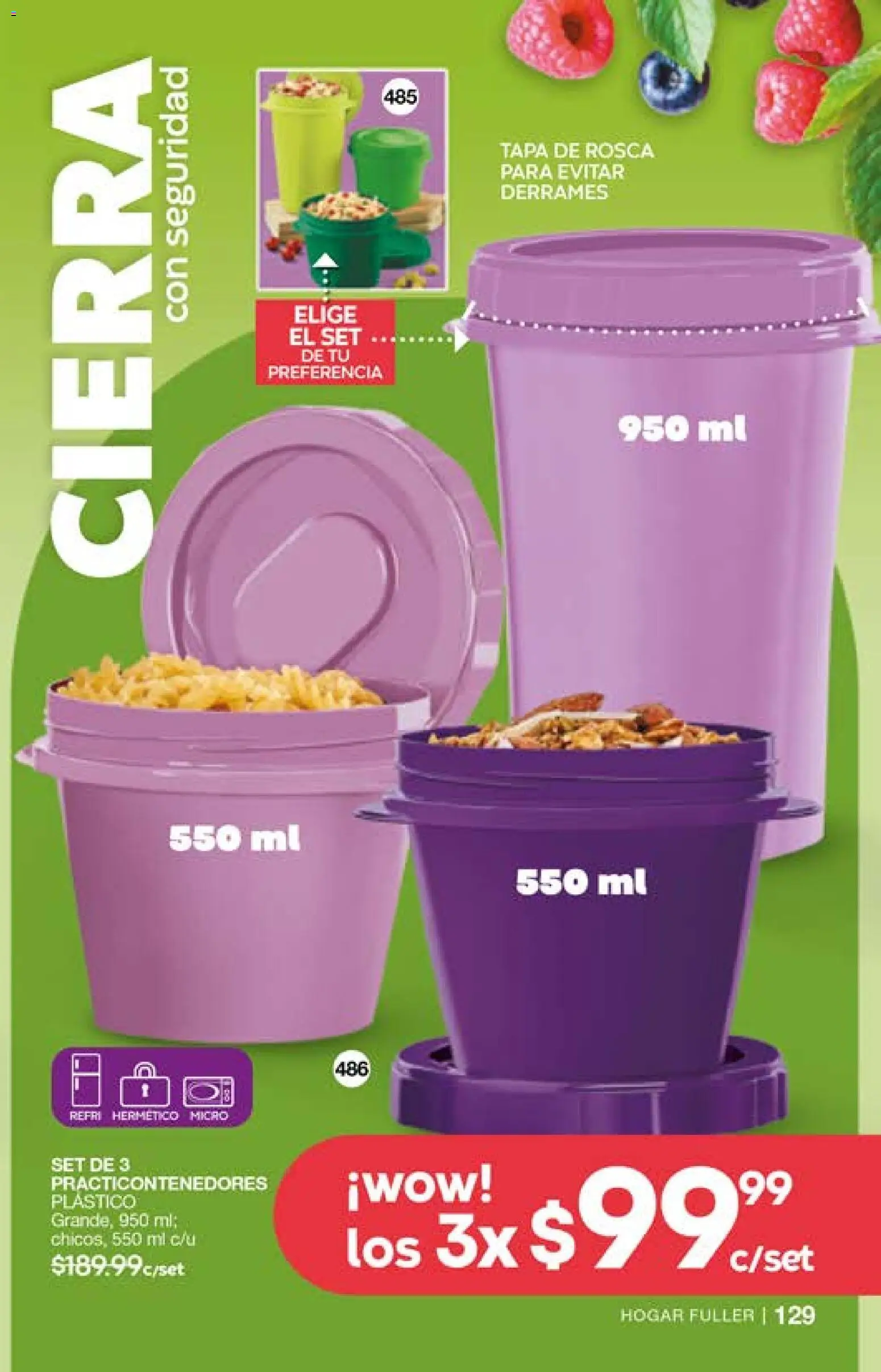 Nuevas ofertas de Fuller válidas en toda la República Mexicana desde el 29.04.2026. ¡Encuentra las mejores ofertas en Fuller campaña 2 2026! | Página: 129