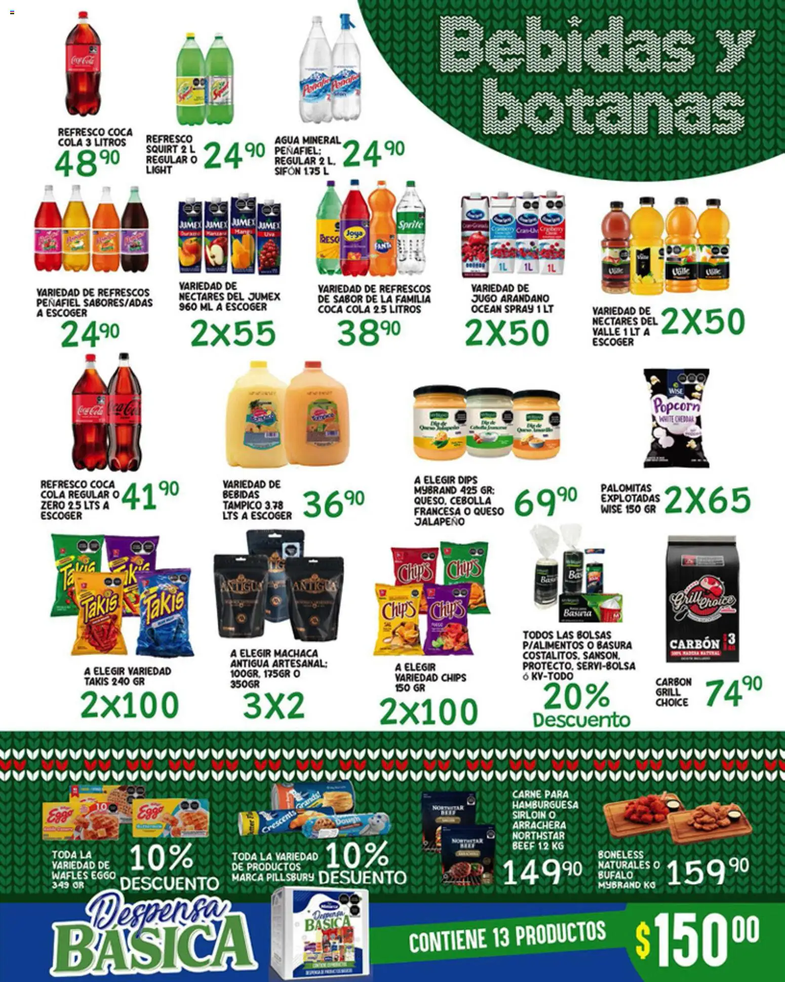 Nuevas ofertas de Alsuper válidas en toda la República Mexicana desde el 19.12.2025. ¡Encuentra las mejores ofertas en Alsuper folleto Chihuahua Estado! | Página: 3 | Productos: Cebolla, Refresco, Agua, Queso