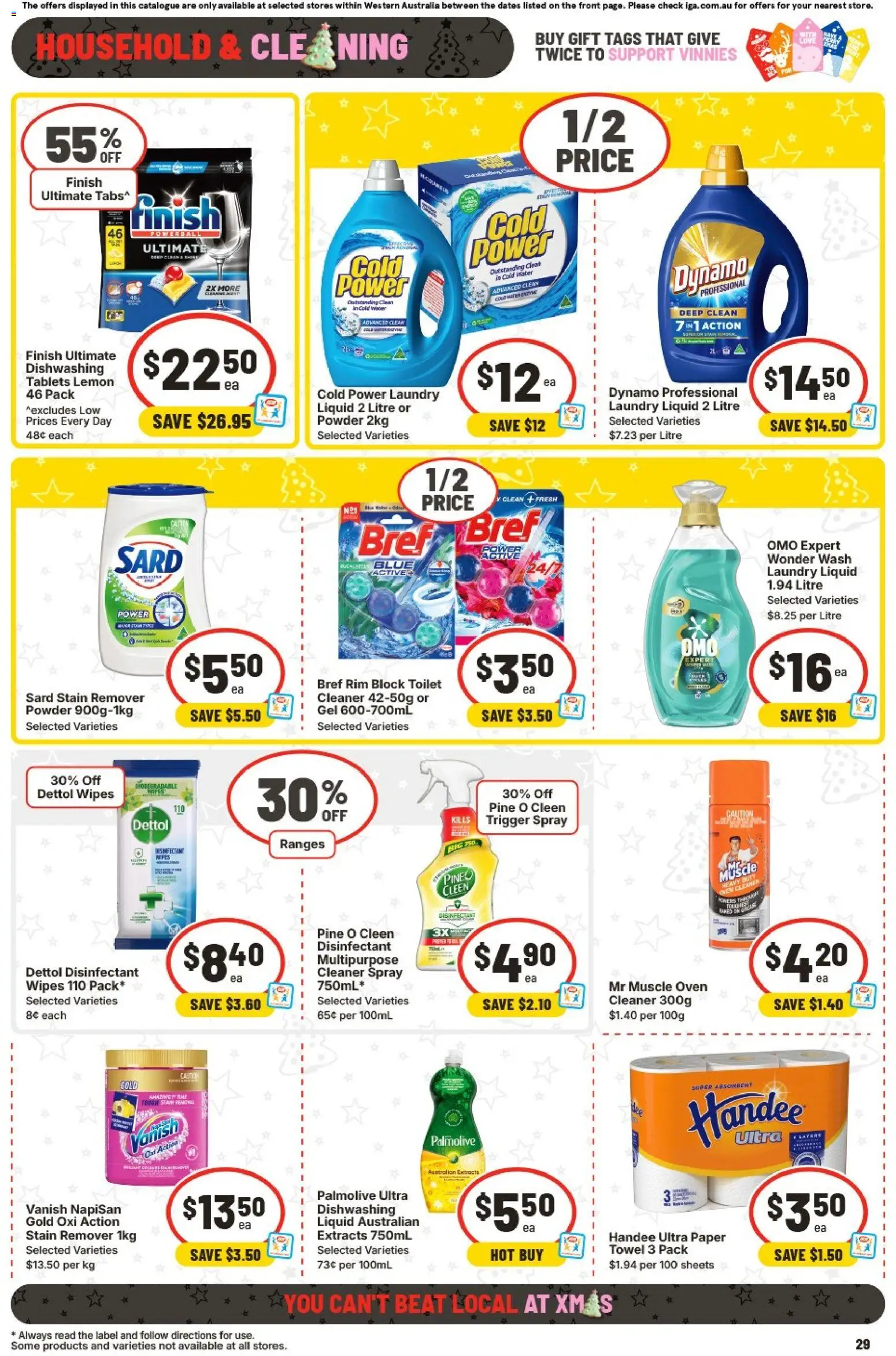IGA catalogue - valid from 17.12.2025 | Page: 32 | Products: Toilet, Lemon, Multipurpose, Tablets