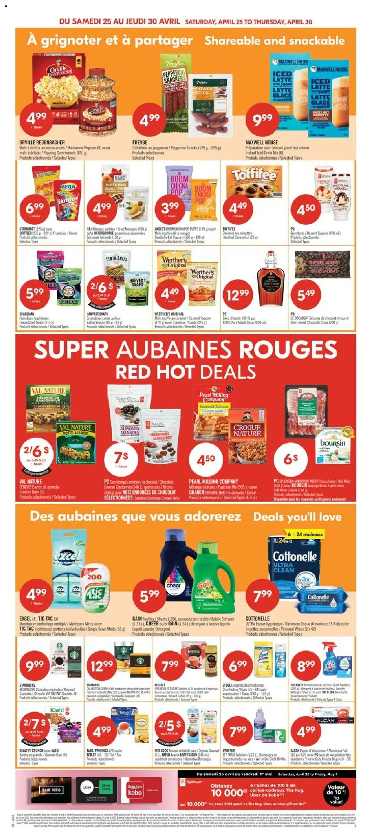 Pharmaprix flyer valid from 24.04.2026 | Page: 7 | Products: Tea, Chips, Freezer, Stain remover