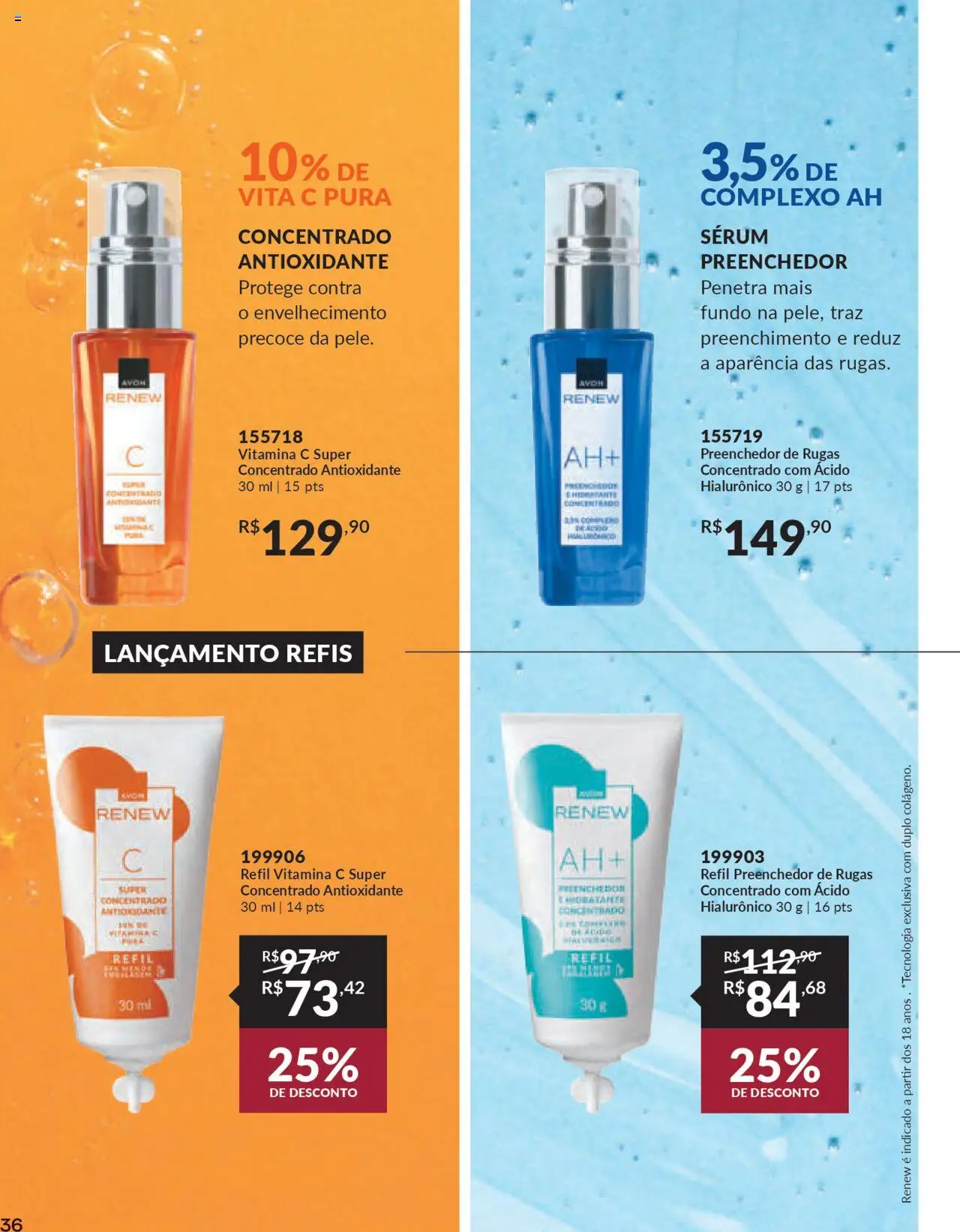 Avon Folheto - válido de 16.06.2025 | Página: 36 | Produtos: Sérum, Vitamina c