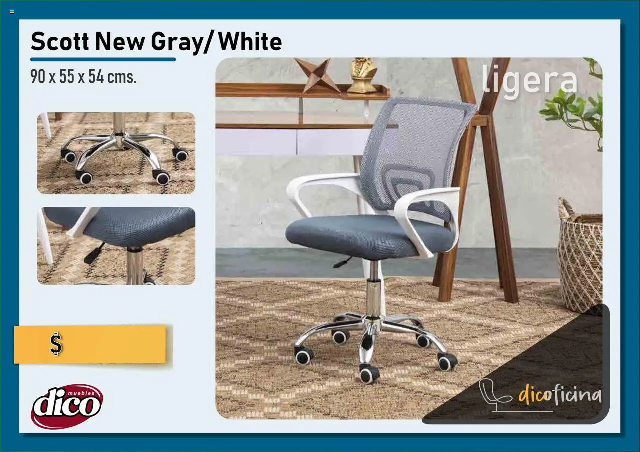 Nuevas ofertas de Muebles Dico válidas en toda la República Mexicana desde el 03.07.2025. ¡Encuentra las mejores ofertas en Muebles Dico catálogo Oficina! | Página: 12